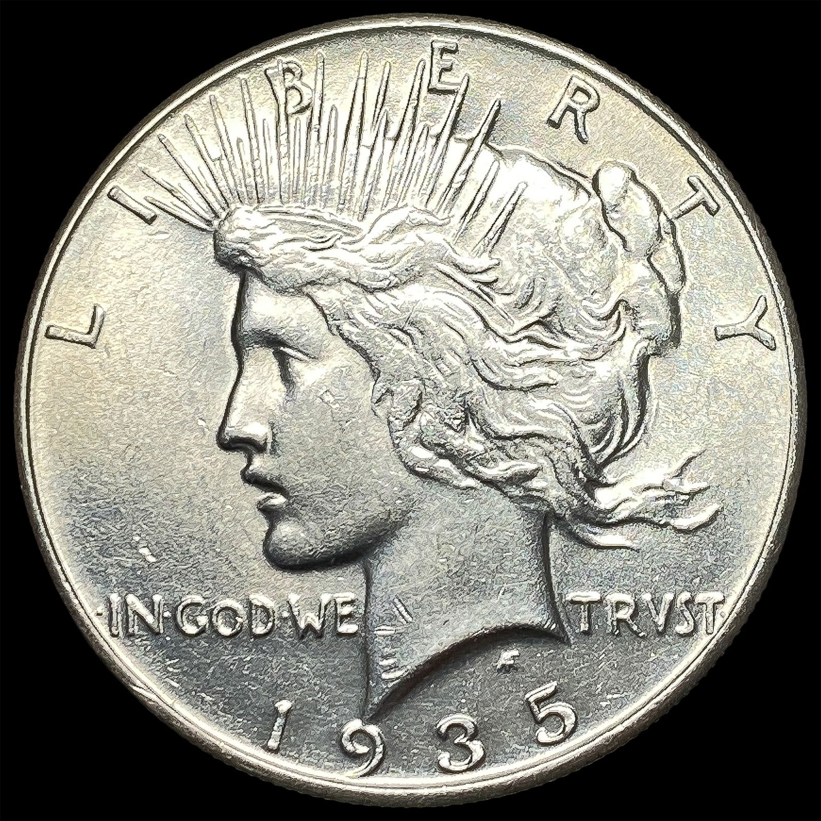 1935-S Silver Peace Dollar UNCIRCULATED (1 of 2)