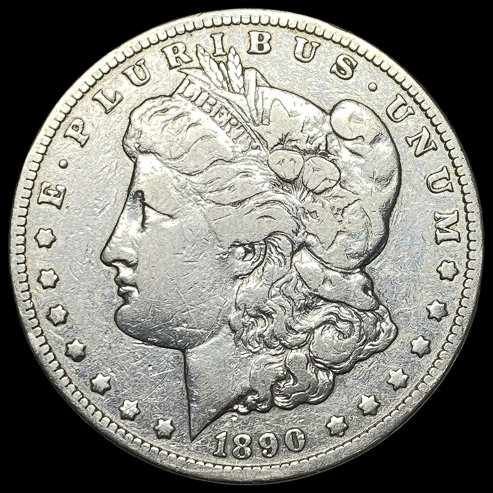 1890-CC Silver Morgan Dollar LIGHTLY CIRCULATED (1 of 2)