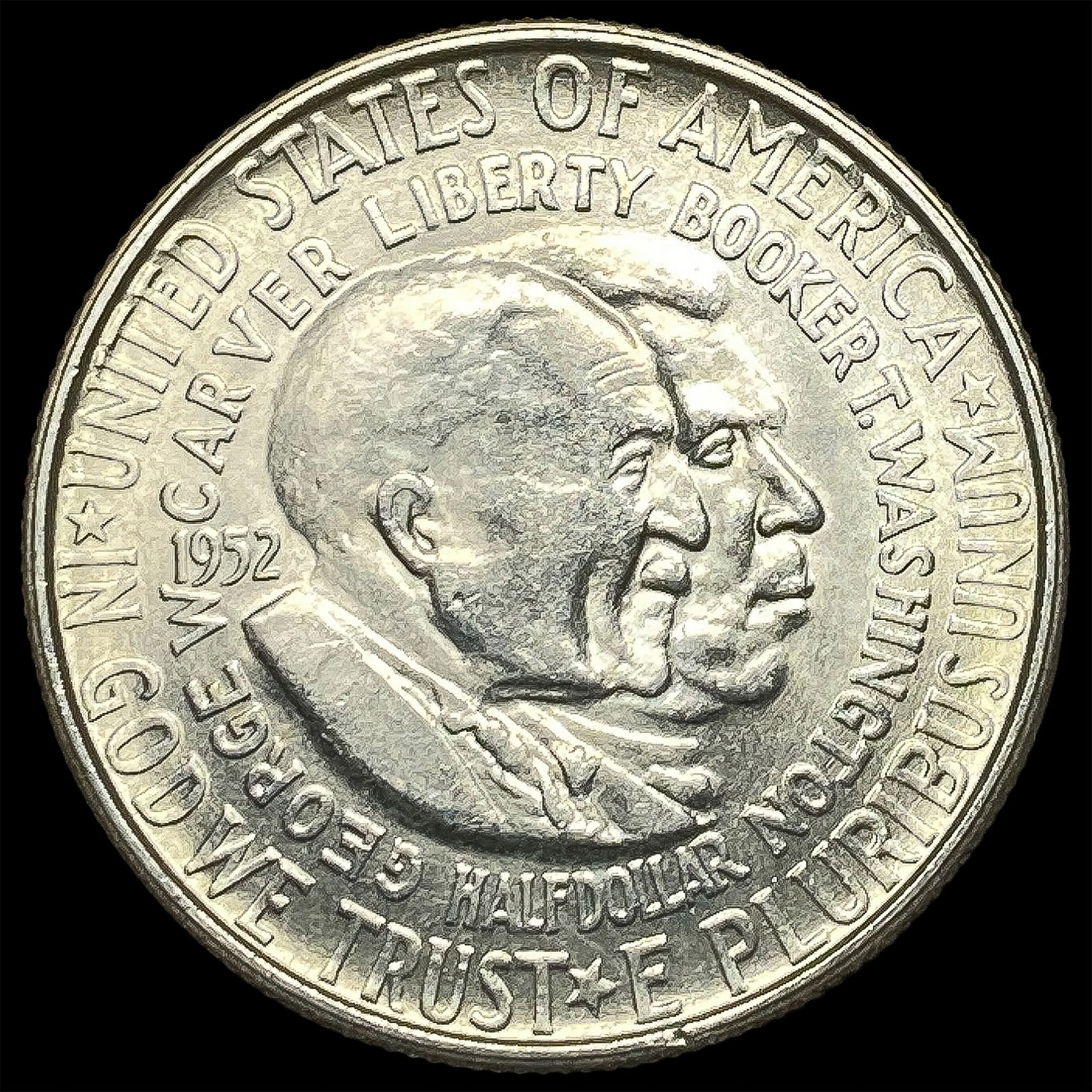 1952 Silver Half Dollar Booker T. Washington CHOICE BU (1 of 2)