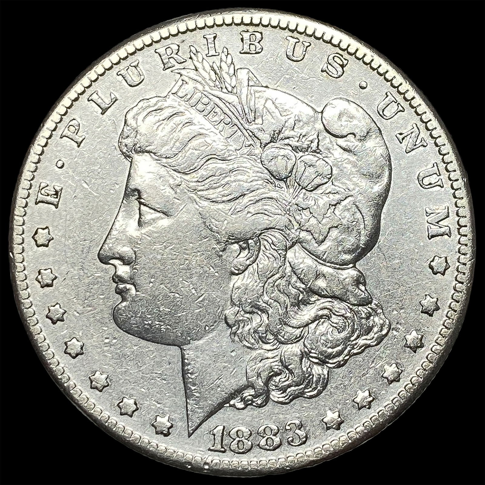 1883-S Morgan Silver Dollar NEARLY UNCIRCULATED (1 of 2)