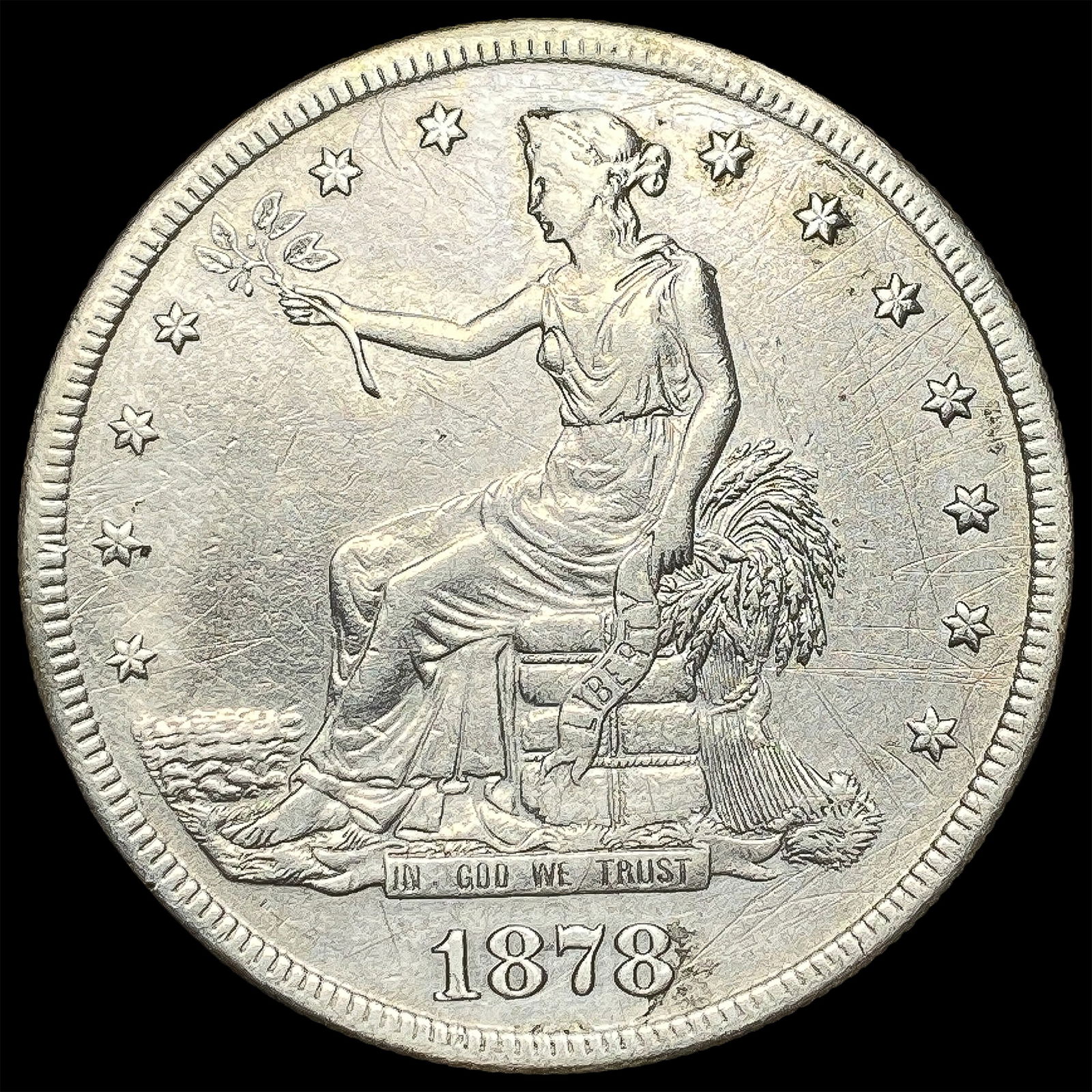 1878-S Silver Trade Dollar HIGH GRADE (1 of 2)