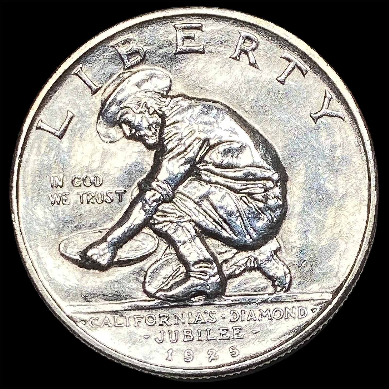 1925 Silver California Diamond Jubilee Half Dollar CLOSELY UNCIRCULATED (1 of 2)