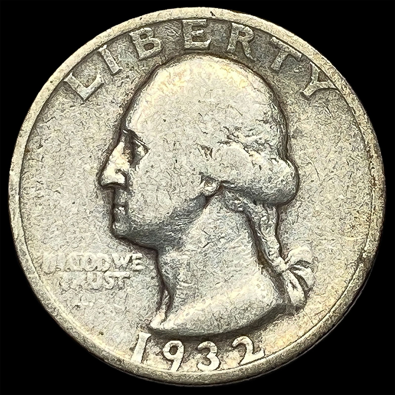 1932-D Silver Washington Quarter LIGHTLY CIRCULATED (1 of 2)