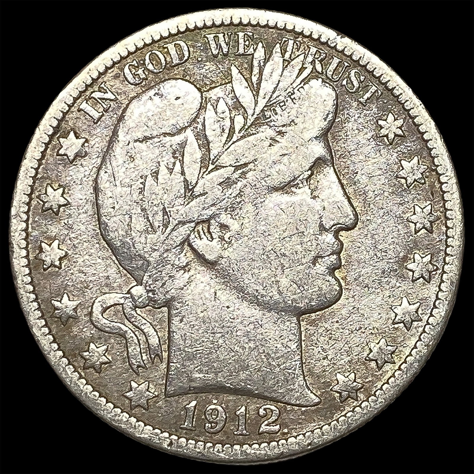 1912 Barber Half Dollar ABOUT UNCIRCULATED (1 of 2)