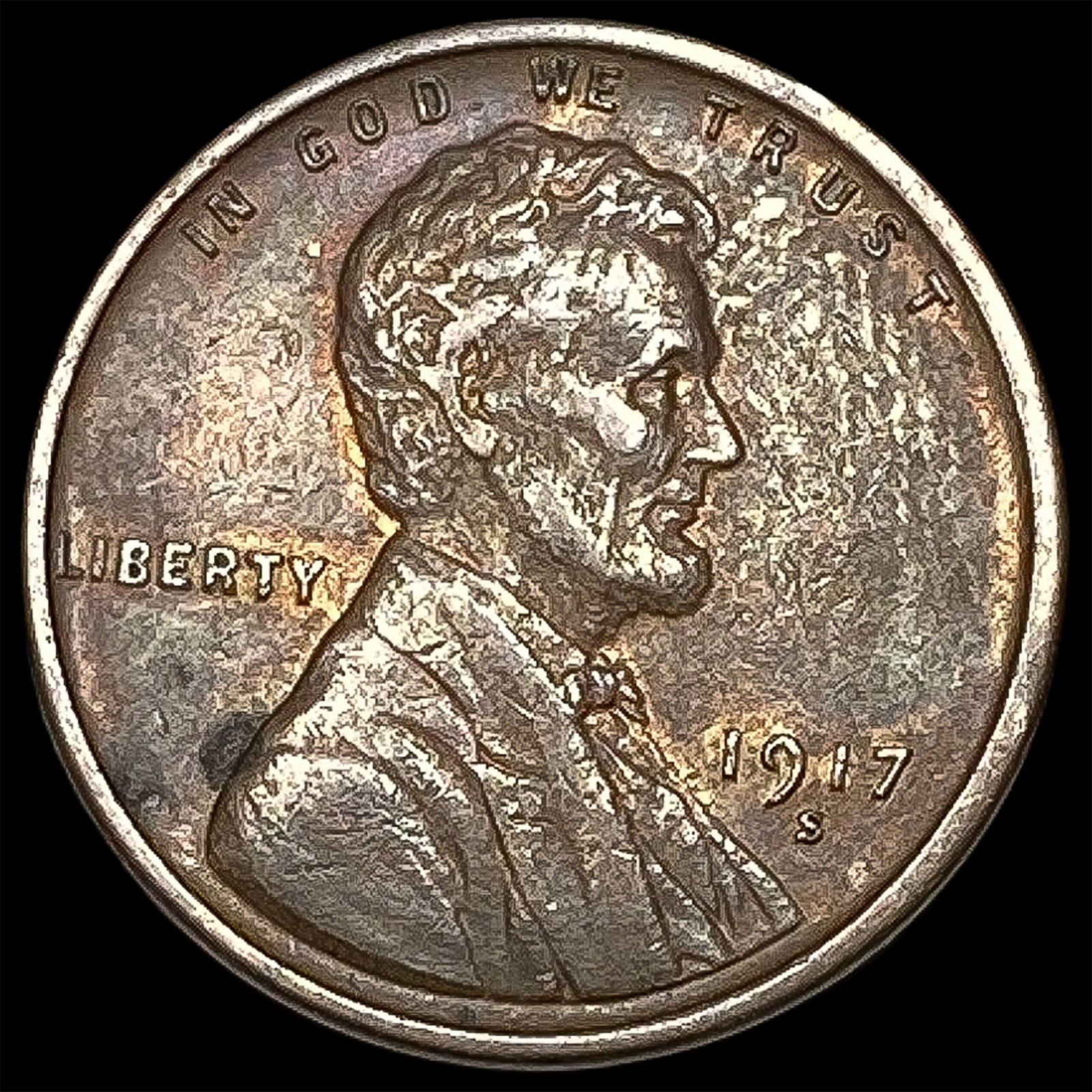 1917-S Lincoln Wheat Cent CLOSELY UNCIRCULATED (1 of 2)