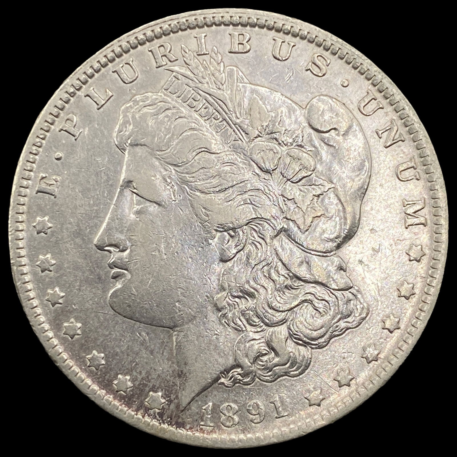 1891-O Silver Morgan Dollar CLOSELY UNCIRCULATED (1 of 2)