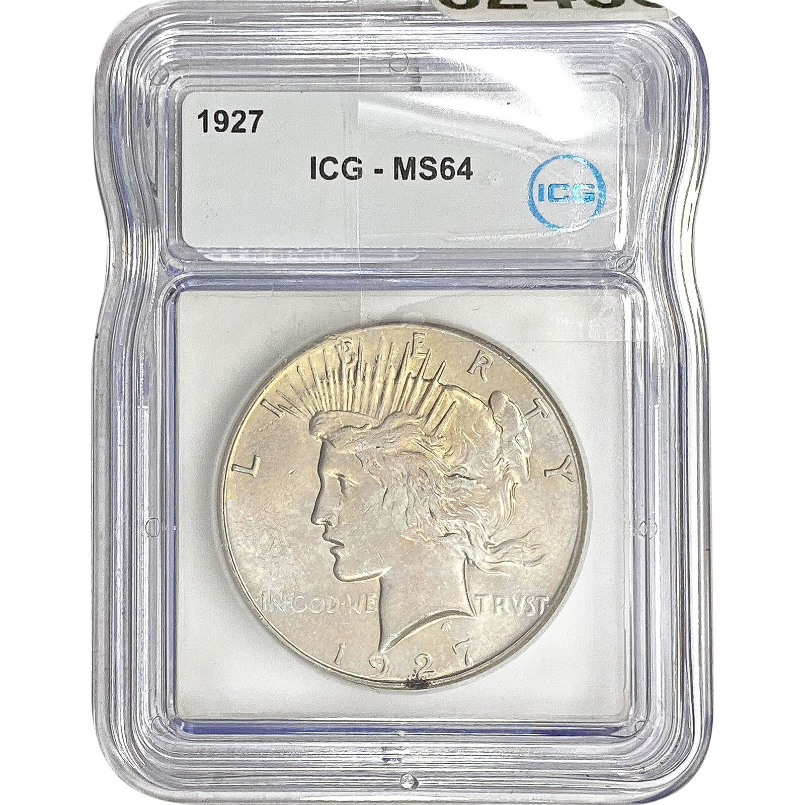 1927 Silver Peace Dollar ICG MS64 (1 of 2)