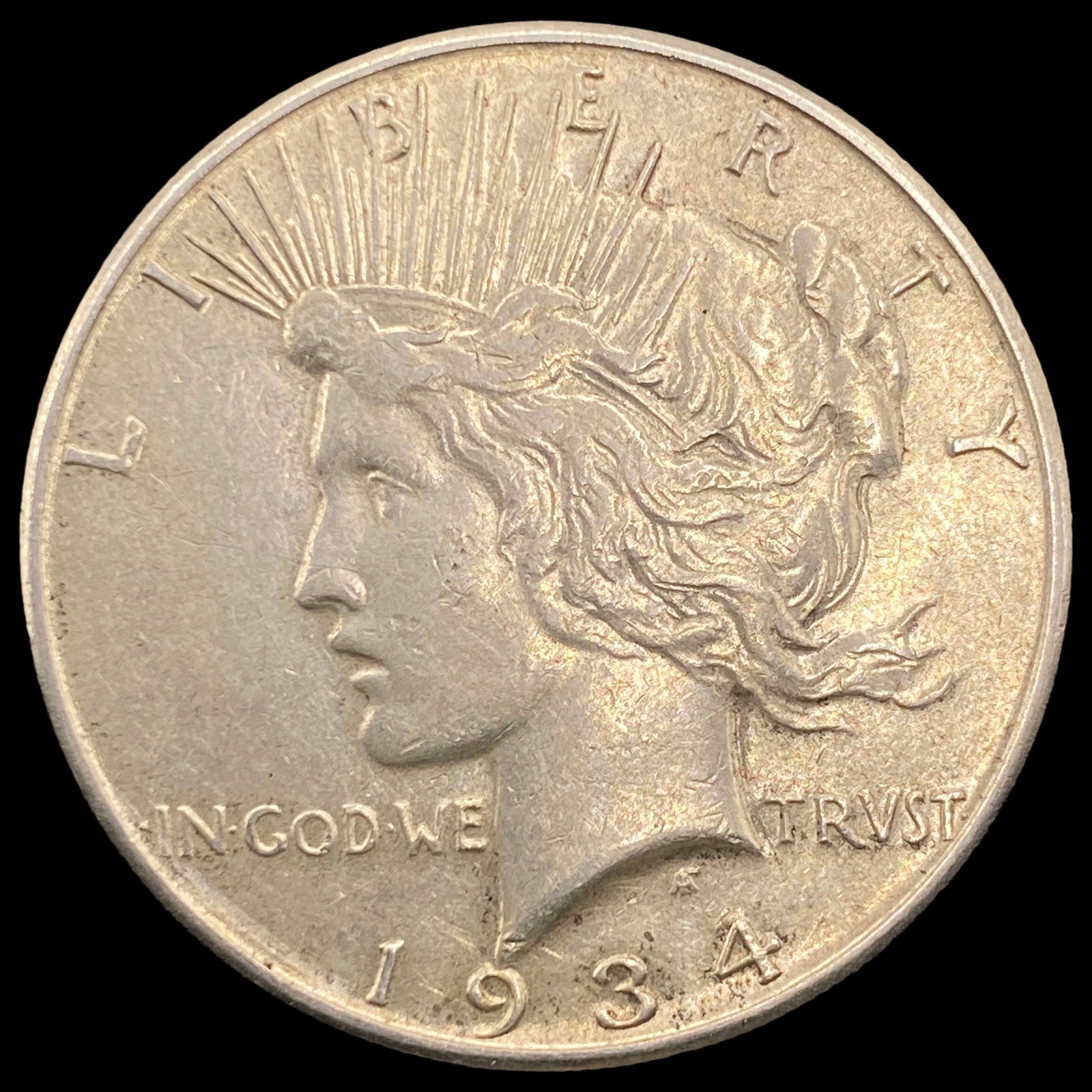1934-S Silver Peace Dollar CLOSELY UNCIRCULATED (1 of 2)