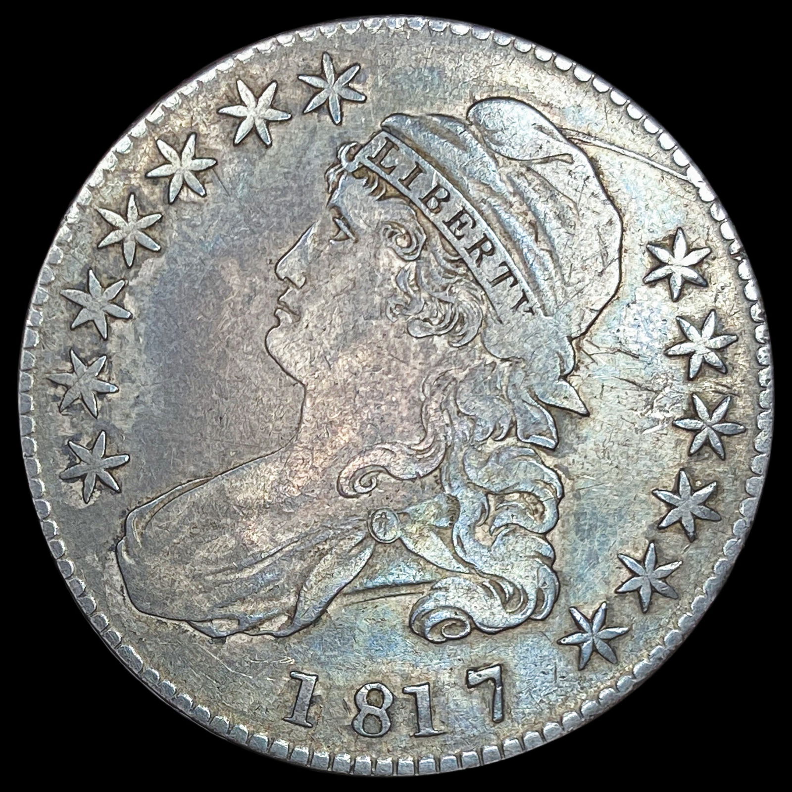 1817 Capped Bust Half Dollar NEARLY UNCIRCULATED (1 of 2)