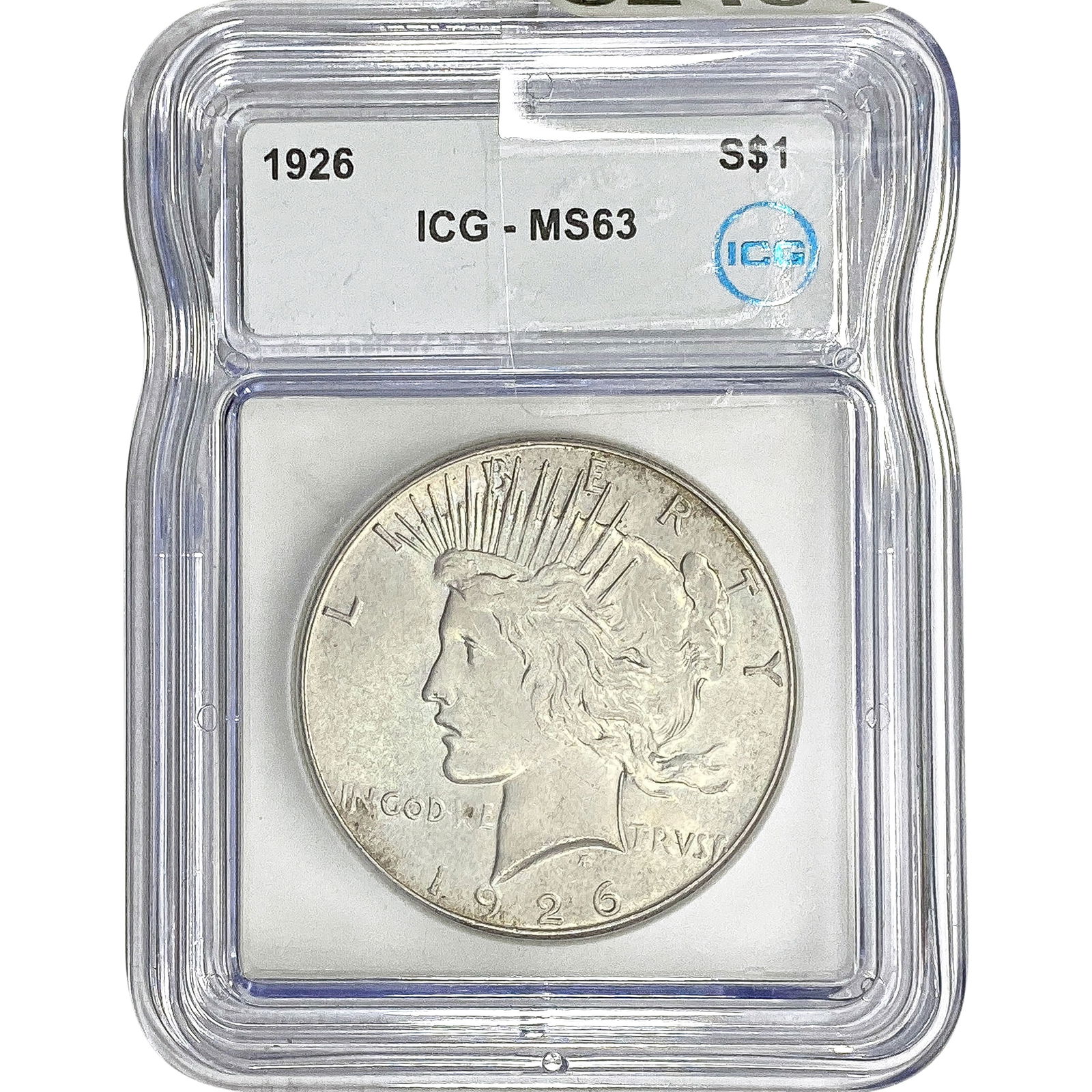 1926 Silver Peace Dollar ICG MS63 (1 of 2)