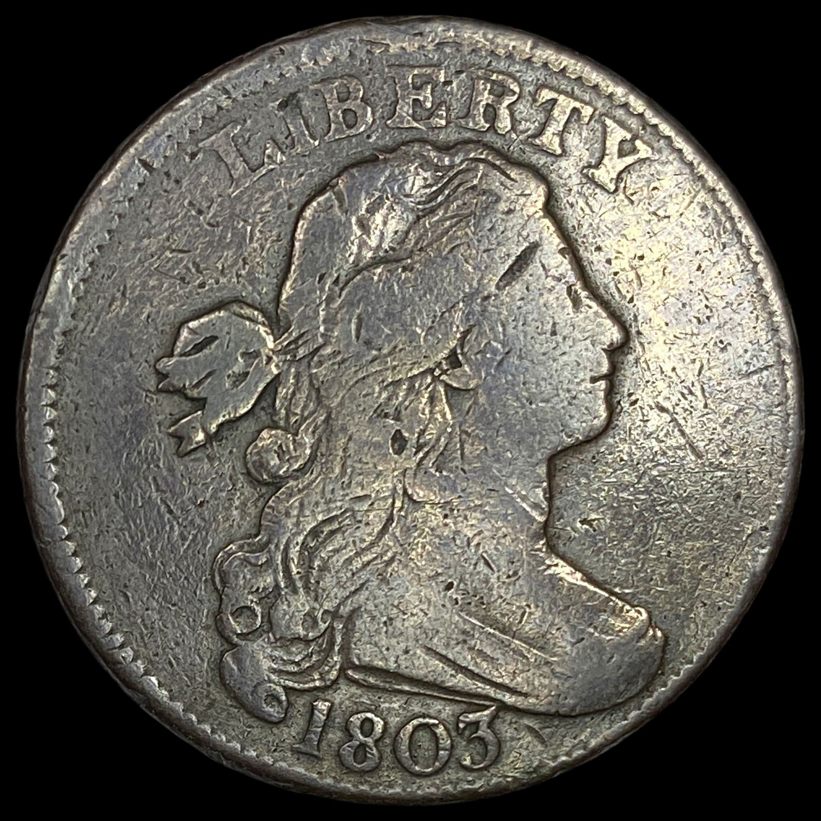1803 Draped Bust Large Cent LIGHTLY CIRCULATED (1 of 2)