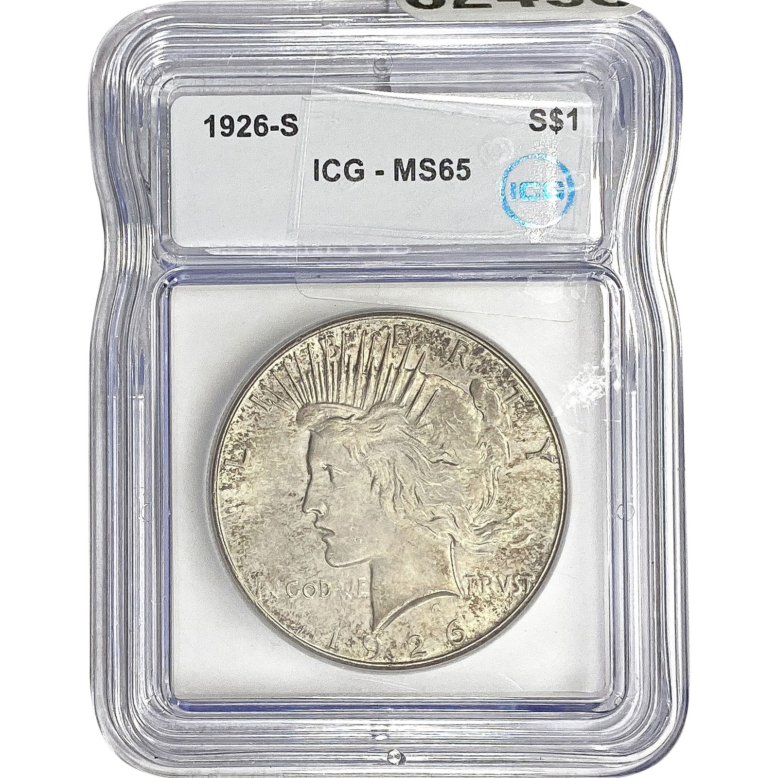 1926-S Silver Peace Dollar ICG MS65 (1 of 2)
