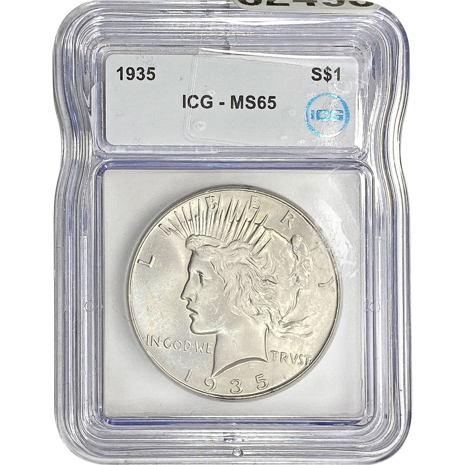 1935 Silver Peace Dollar ICG MS65 (1 of 2)