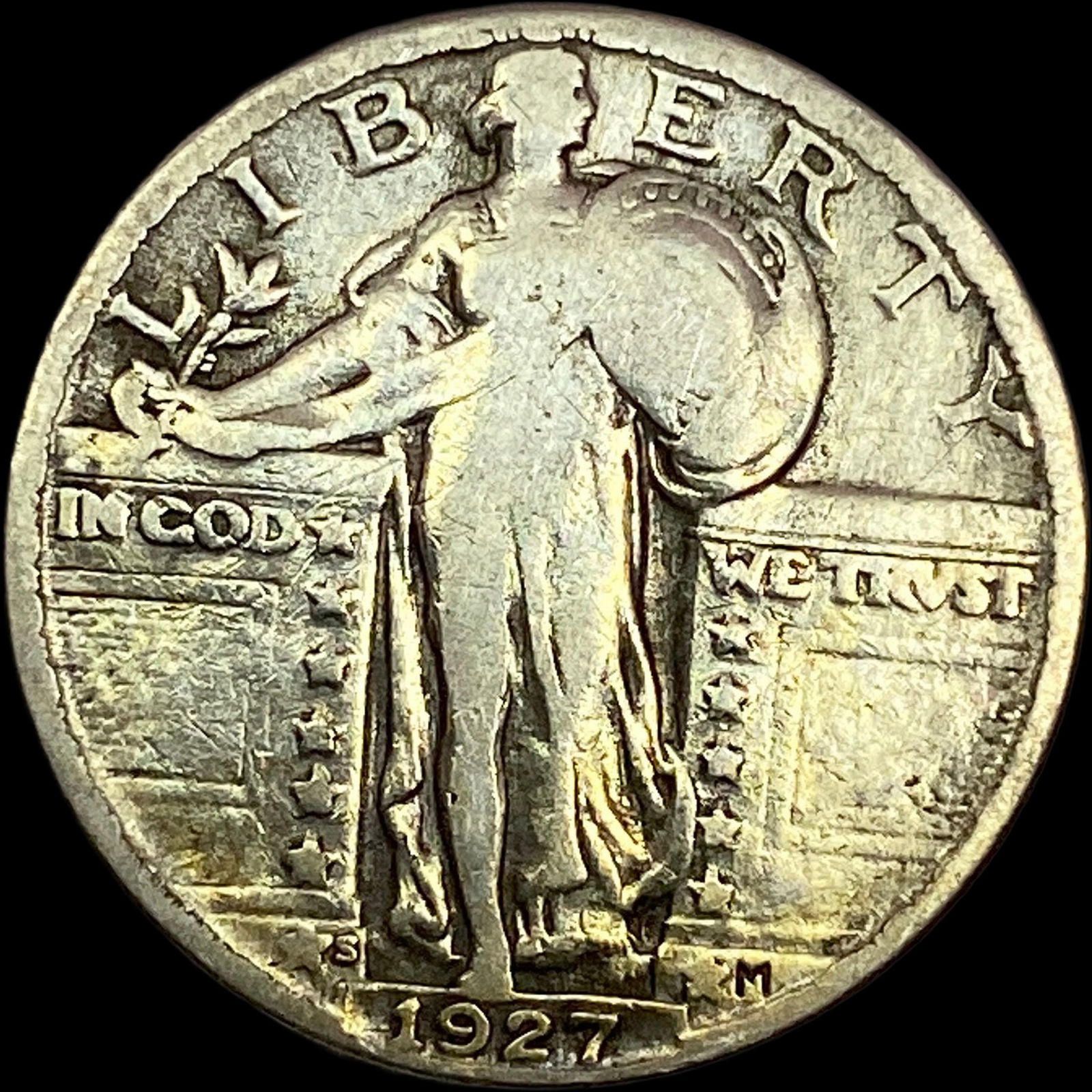 1927-S Standing Liberty Quarter LIGHTLY CIRCULATED (1 of 2)