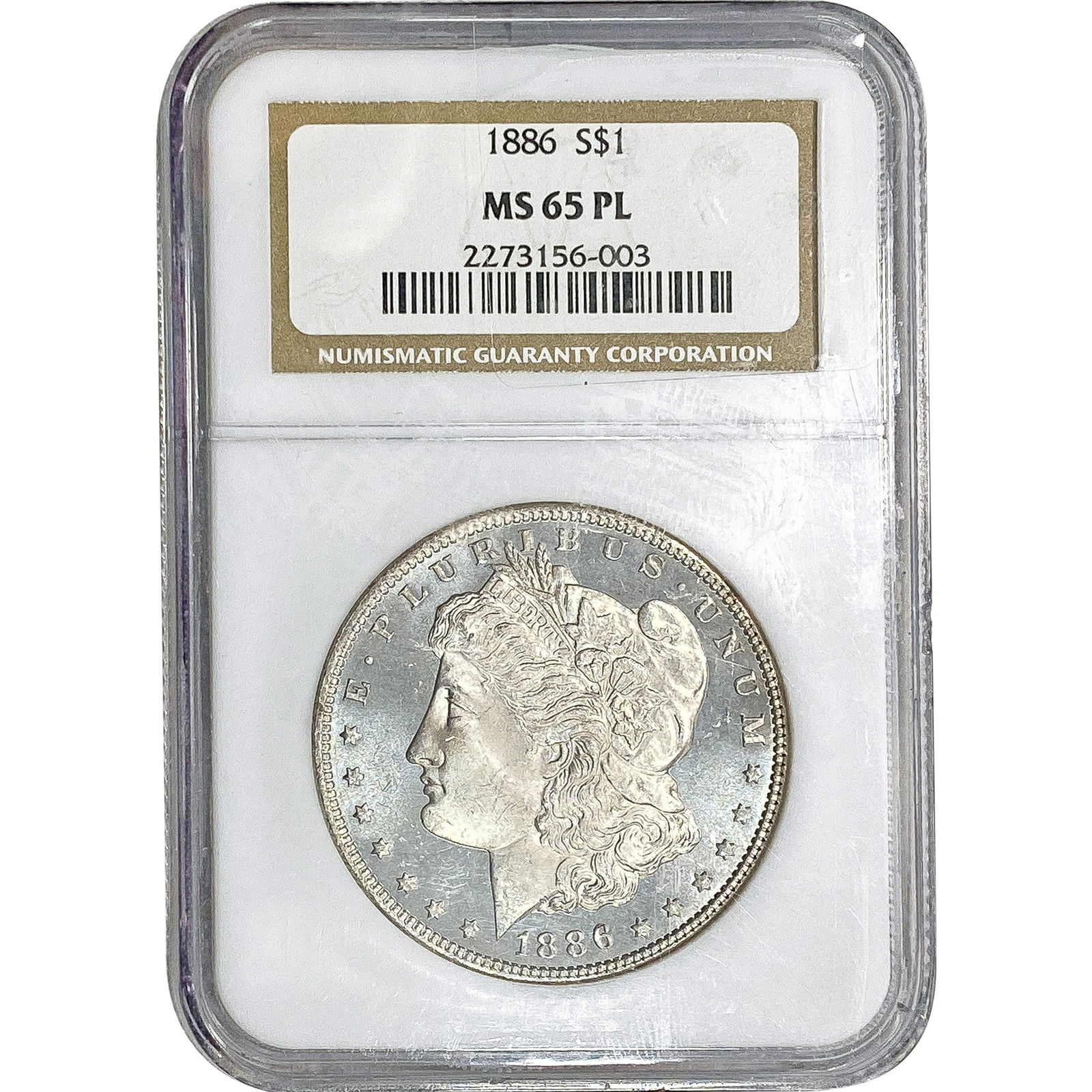 1886 Morgan Silver Dollar NGC MS65 PL (1 of 2)