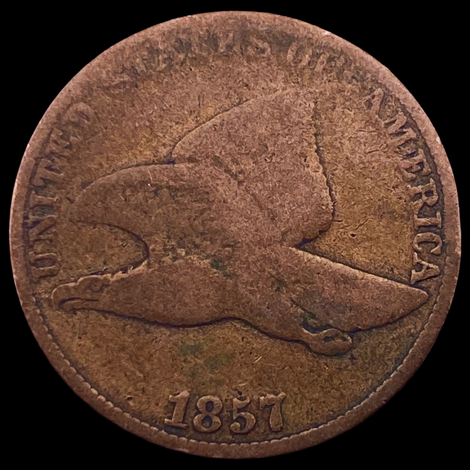 1857 Flying Eagle Cent LIGHTLY CIRCULATED (1 of 2)