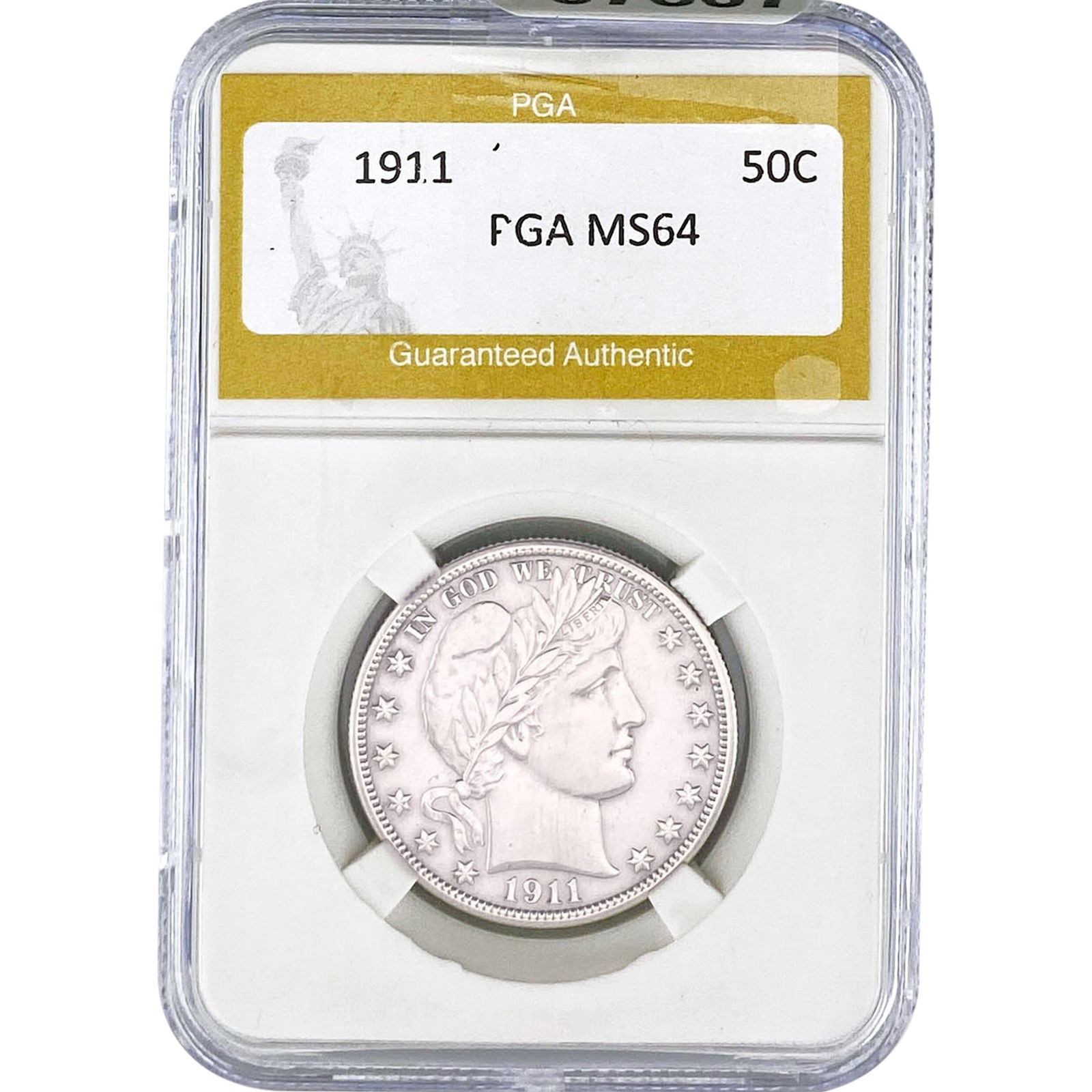 1911 Barber Half Dollar PGA MS64 (1 of 2)