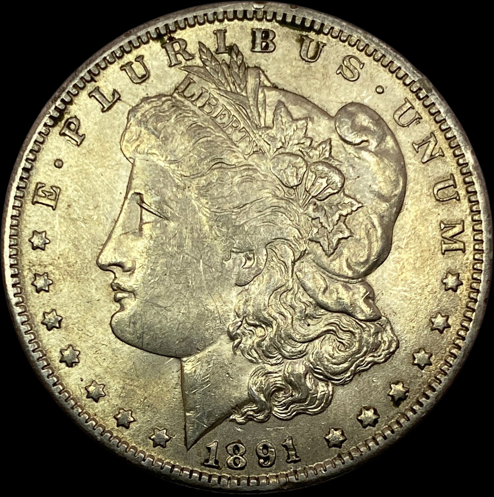 1891-O Silver Morgan Dollar CLOSELY UNCIRCULATED (1 of 2)