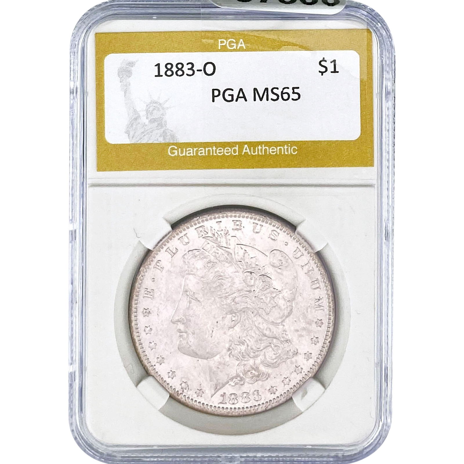 1883-O Morgan Silver Dollar PGA MS65: 1883-O Morgan Silver Dollar PGA MS65