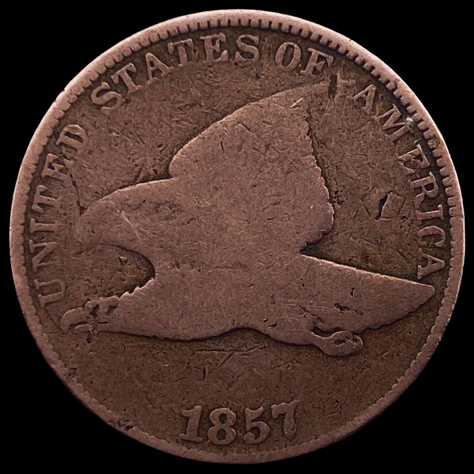 1857 Flying Eagle Cent LIGHTLY CIRCULATED: 1857 Flying Eagle Cent LIGHTLY CIRCULATED