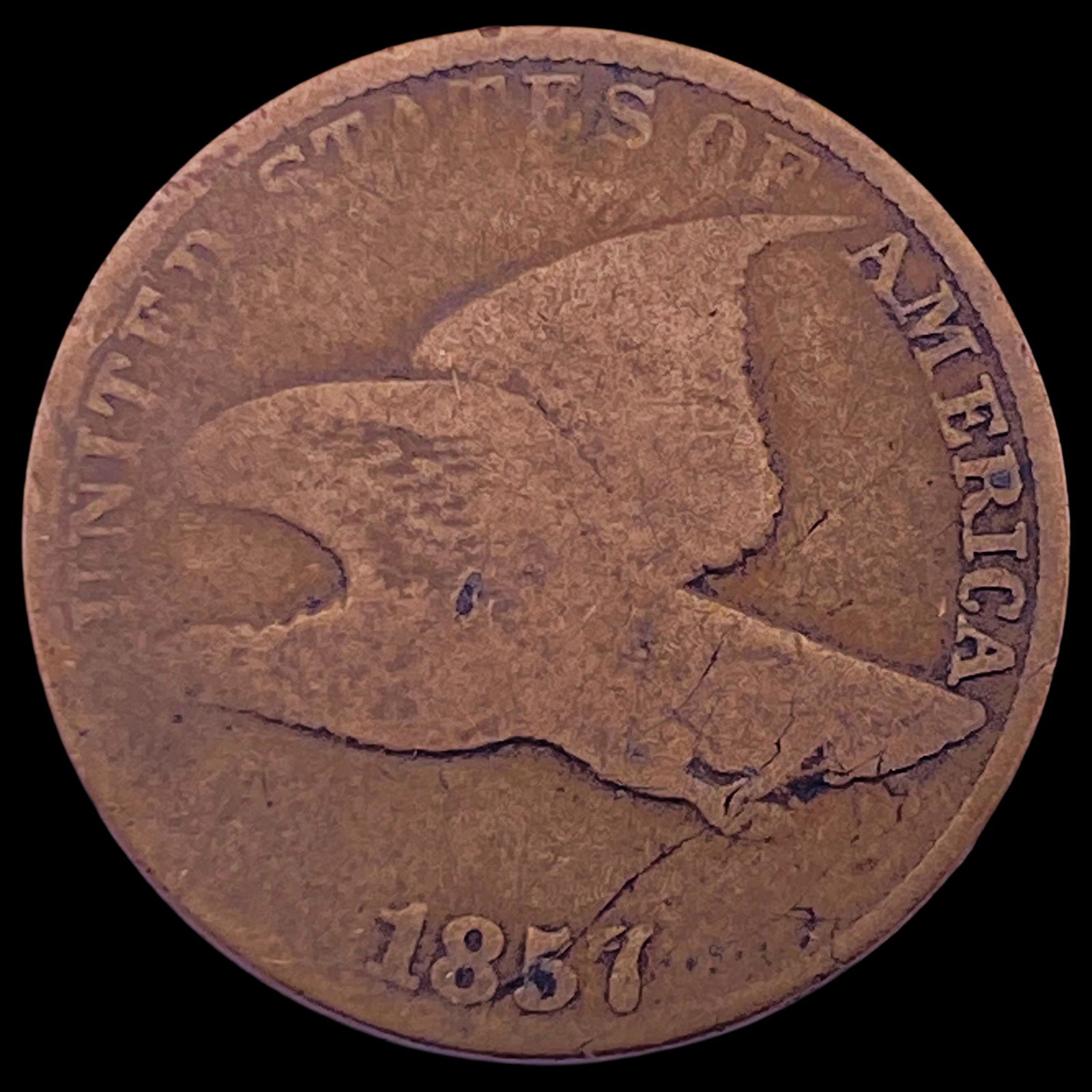 1857 Flying Eagle Cent LIGHTLY CIRCULATED (1 of 2)