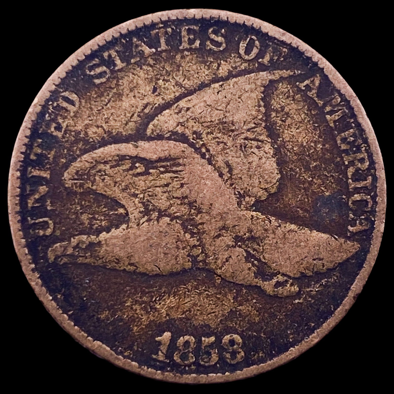 1858 Flying Eagle Cent LIGHTLY CIRCULATED (1 of 2)