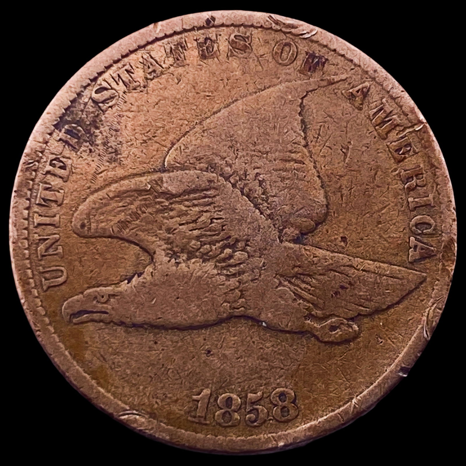 1858 Flying Eagle Cent LIGHTLY CIRCULATED (1 of 2)