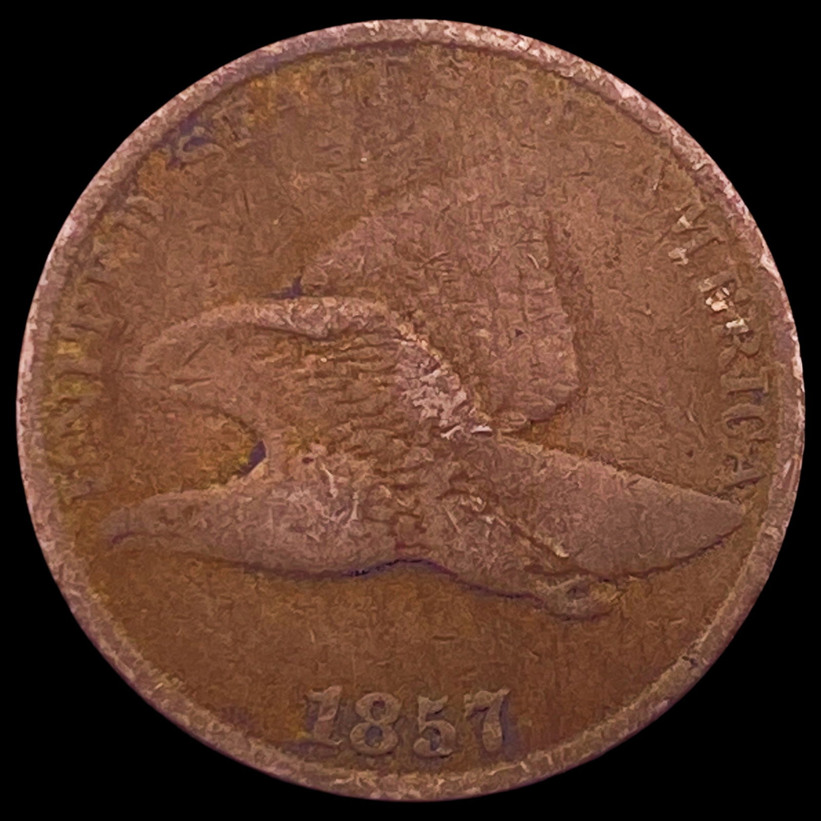 1857 Flying Eagle Cent LIGHTLY CIRCULATED (1 of 2)