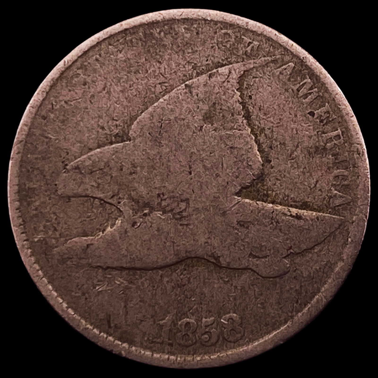 1858 Flying Eagle Cent LIGHTLY CIRCULATED (1 of 2)