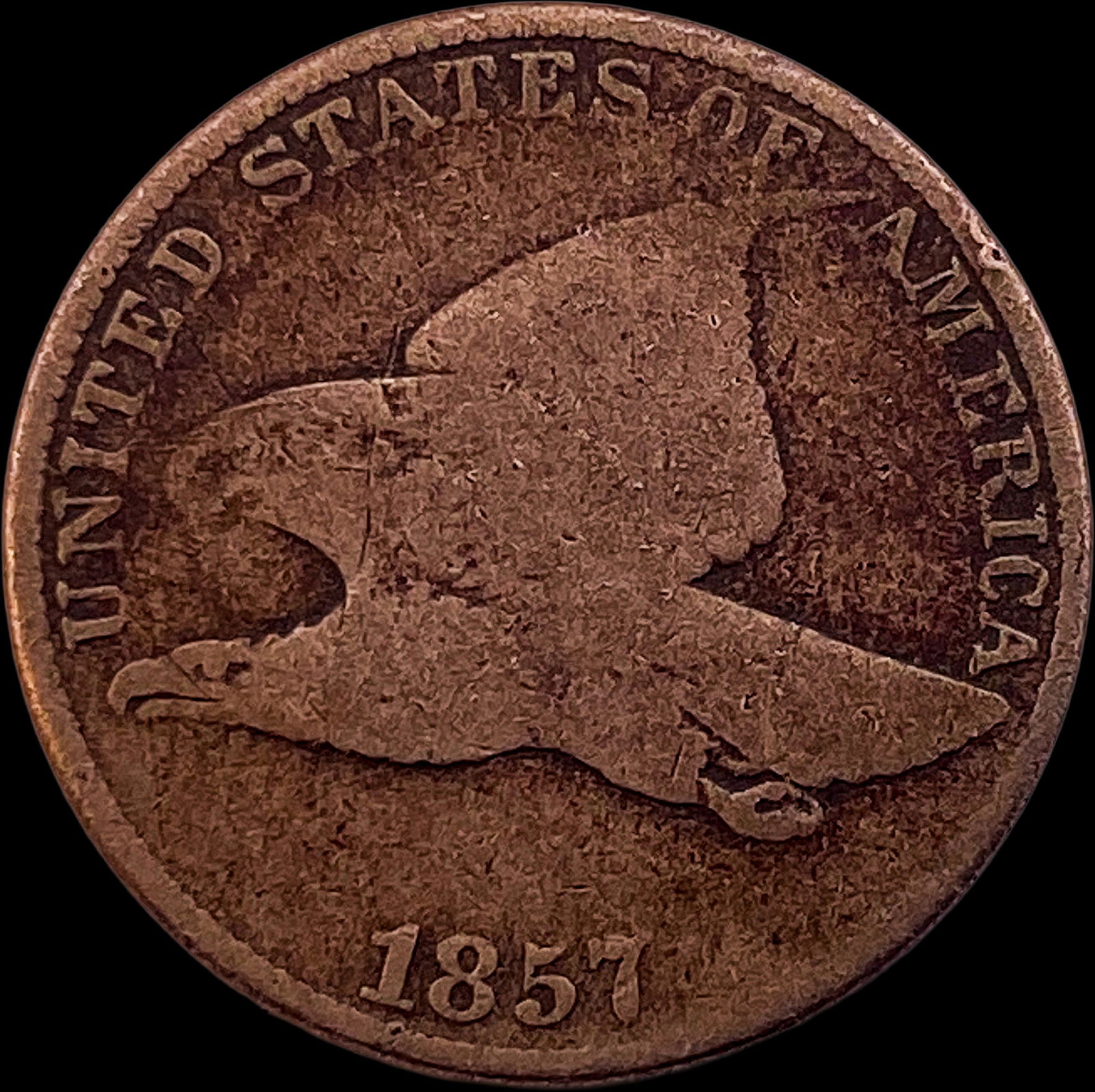 1857 Flying Eagle Cent LIGHTLY CIRCULATED: 1857 Flying Eagle Cent LIGHTLY CIRCULATED