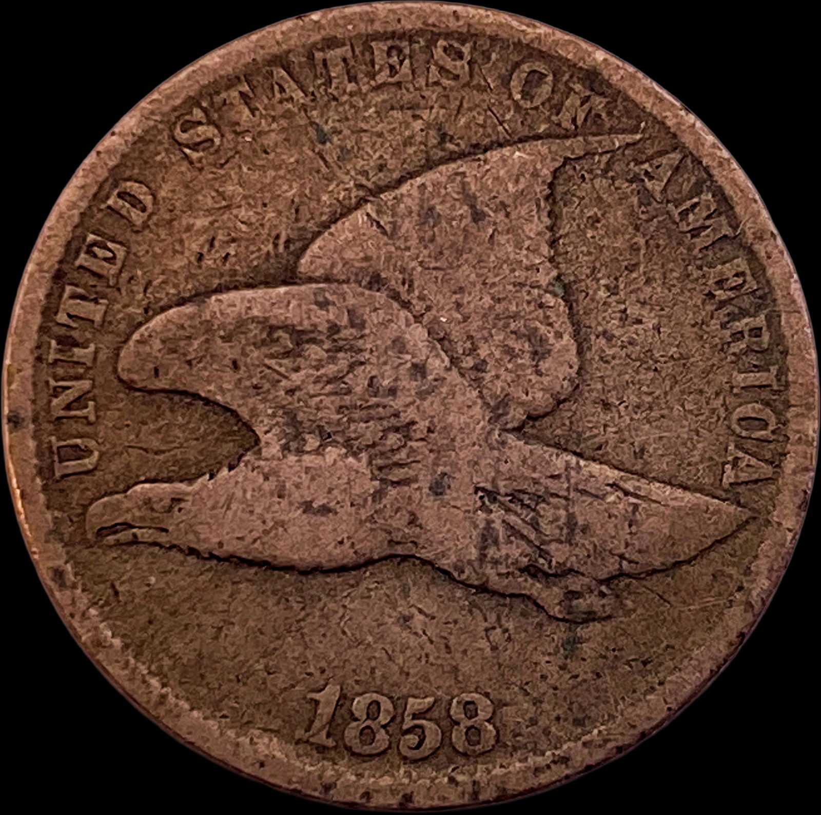 1858 Flying Eagle Cent LIGHTLY CIRCULATED (1 of 2)