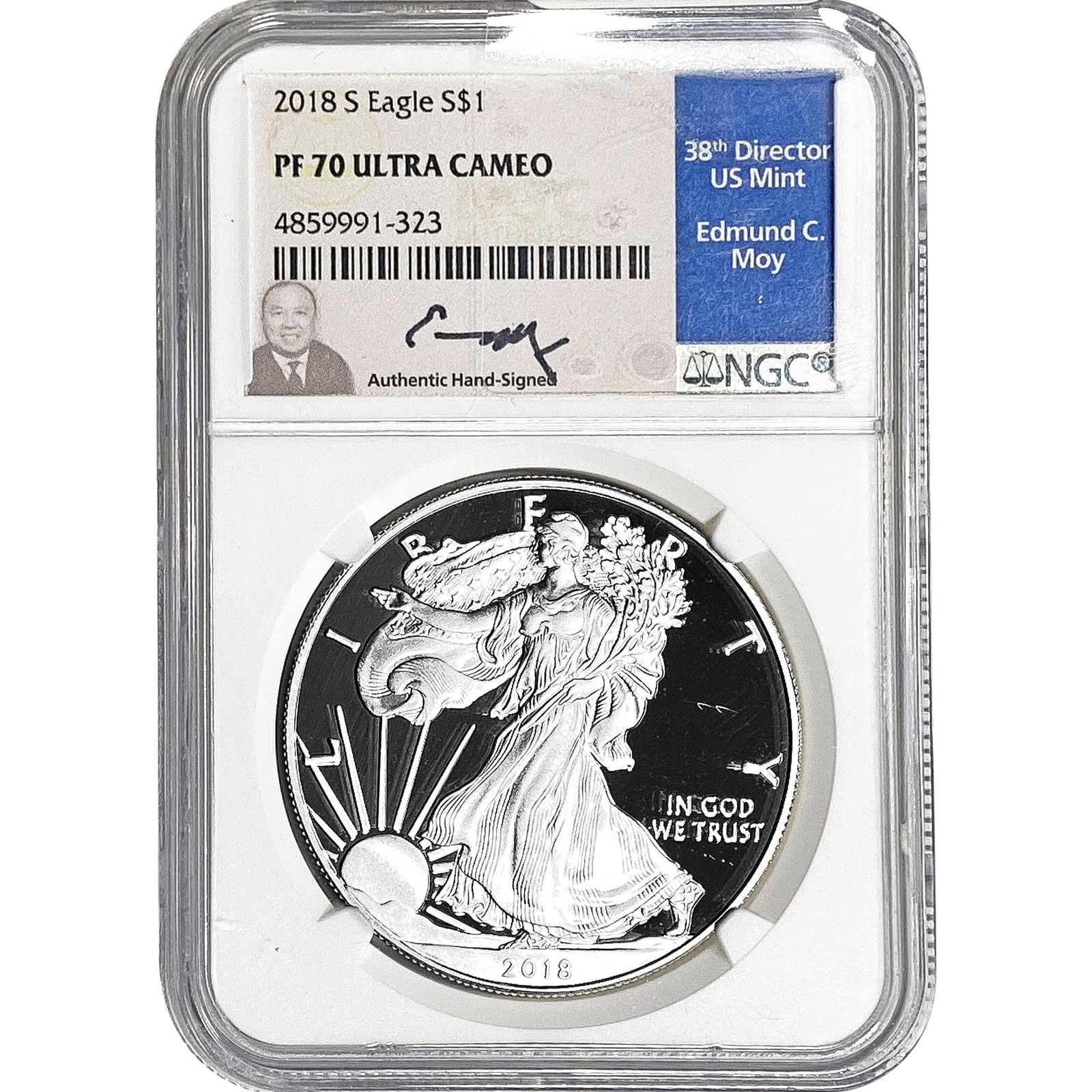 2018-S Silver Eagle NGC PF70 Ultra Cameo (1 of 2)