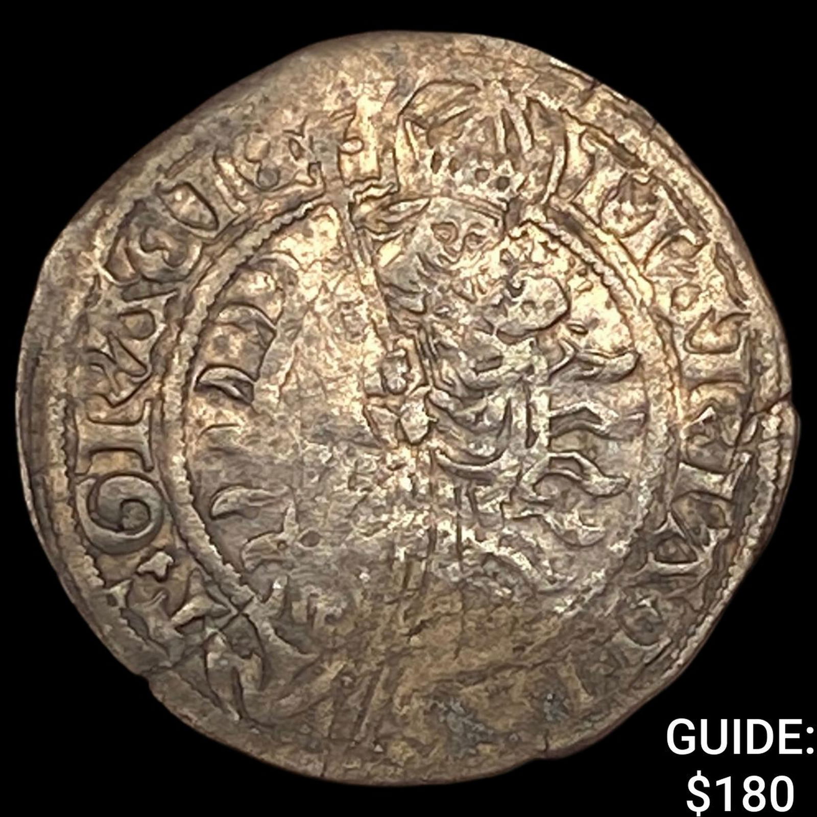 Germany Matthias 1520's Silver "Maria" Groschen NEARLY UNCIRCULATED: Germany Matthias 1520's Silver "Maria" Groschen NEARLY UNCIRCULATED