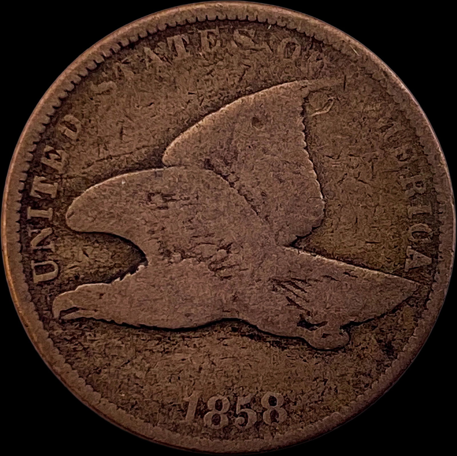 1858 Flying Eagle Cent LIGHTLY CIRCULATED (1 of 2)