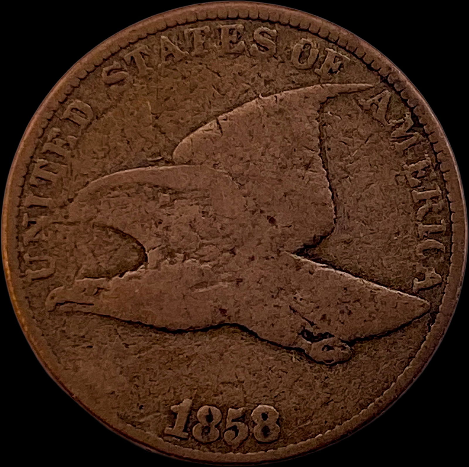 1858 Flying Eagle Cent LIGHTLY CIRCULATED (1 of 2)