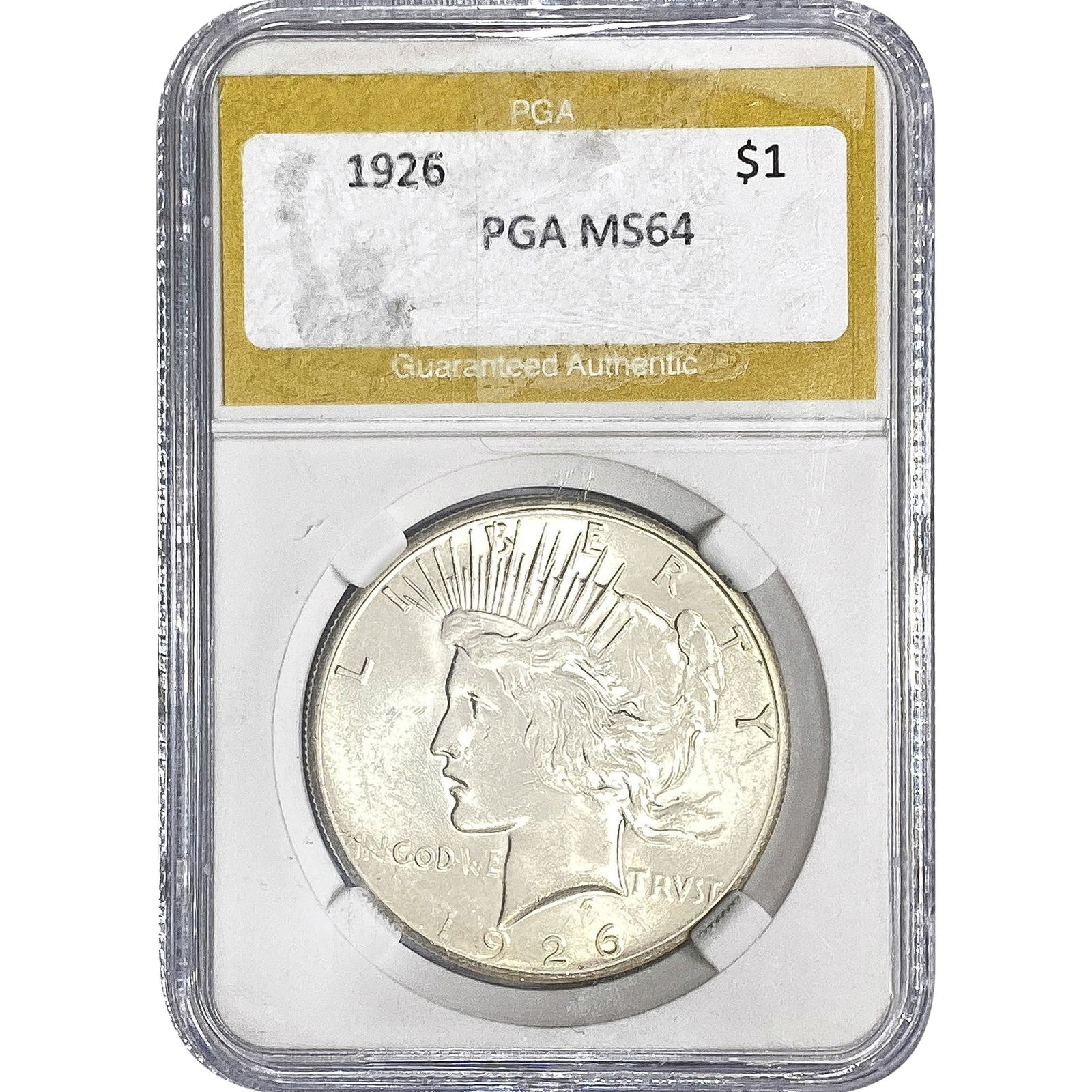 1923 Silver Peace Dollar PGA MS64 (1 of 2)