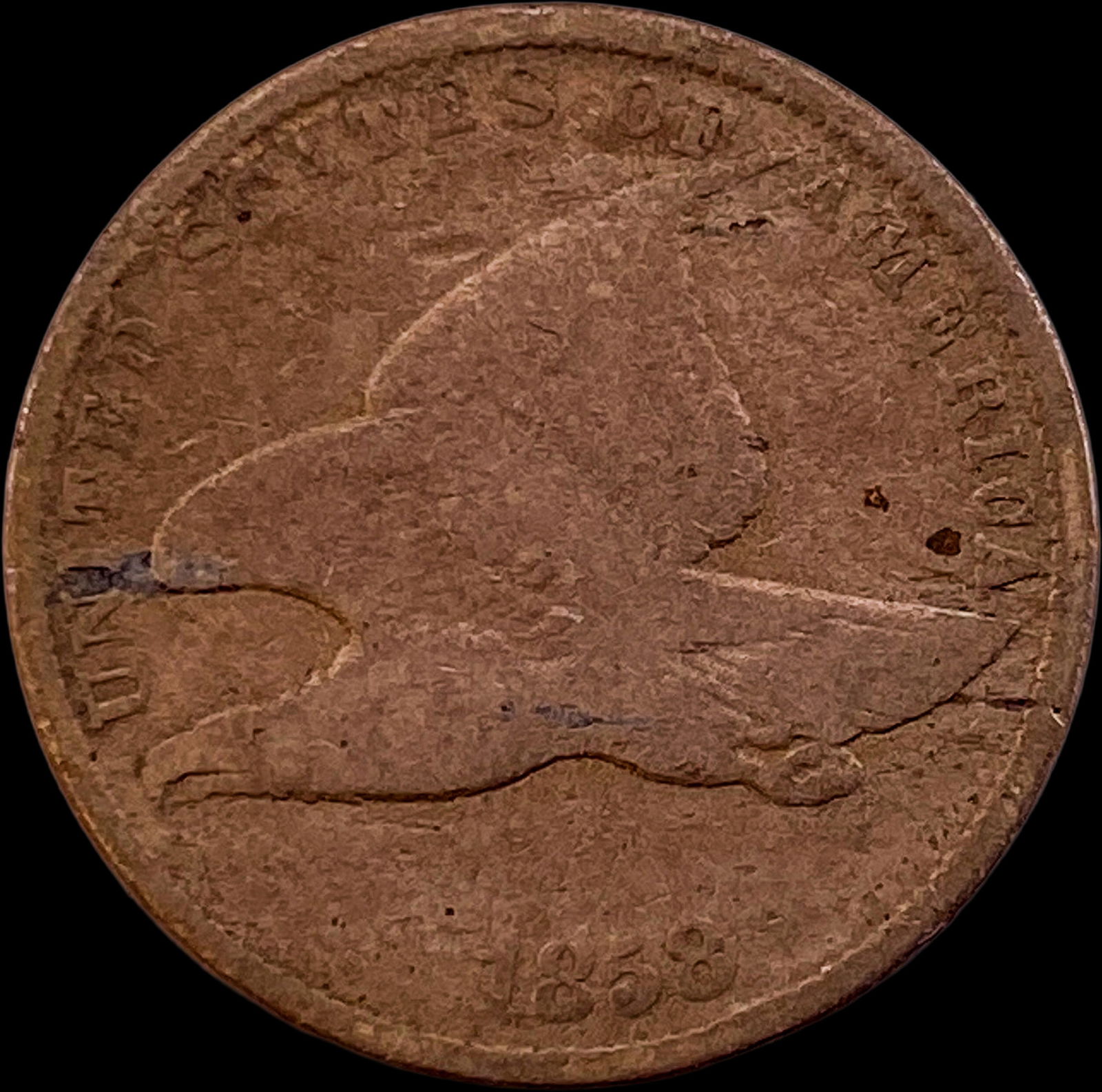 1858 Flying Eagle Cent LIGHTLY CIRCULATED (1 of 2)