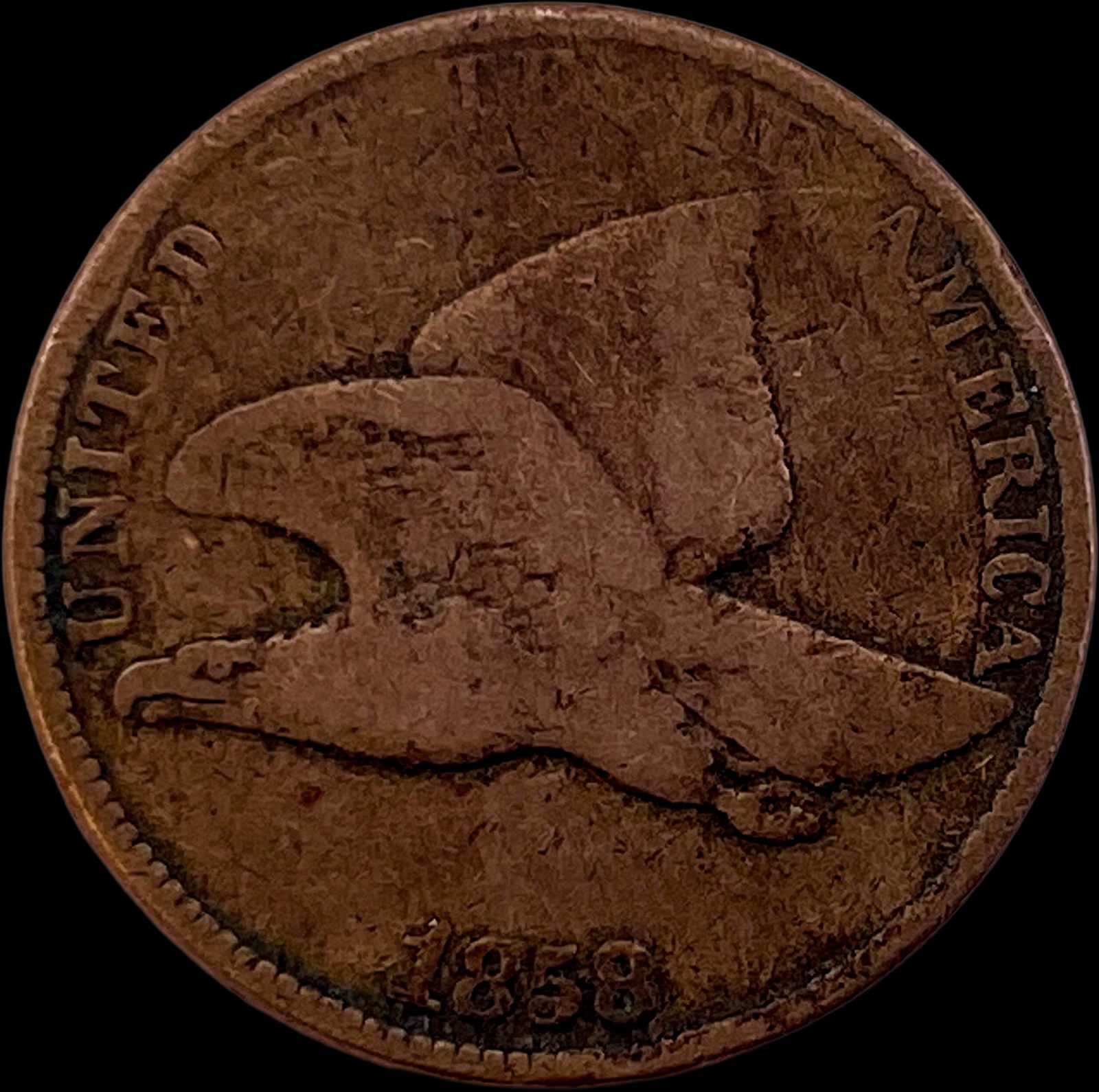 1858 Flying Eagle Cent LIGHTLY CIRCULATED (1 of 2)