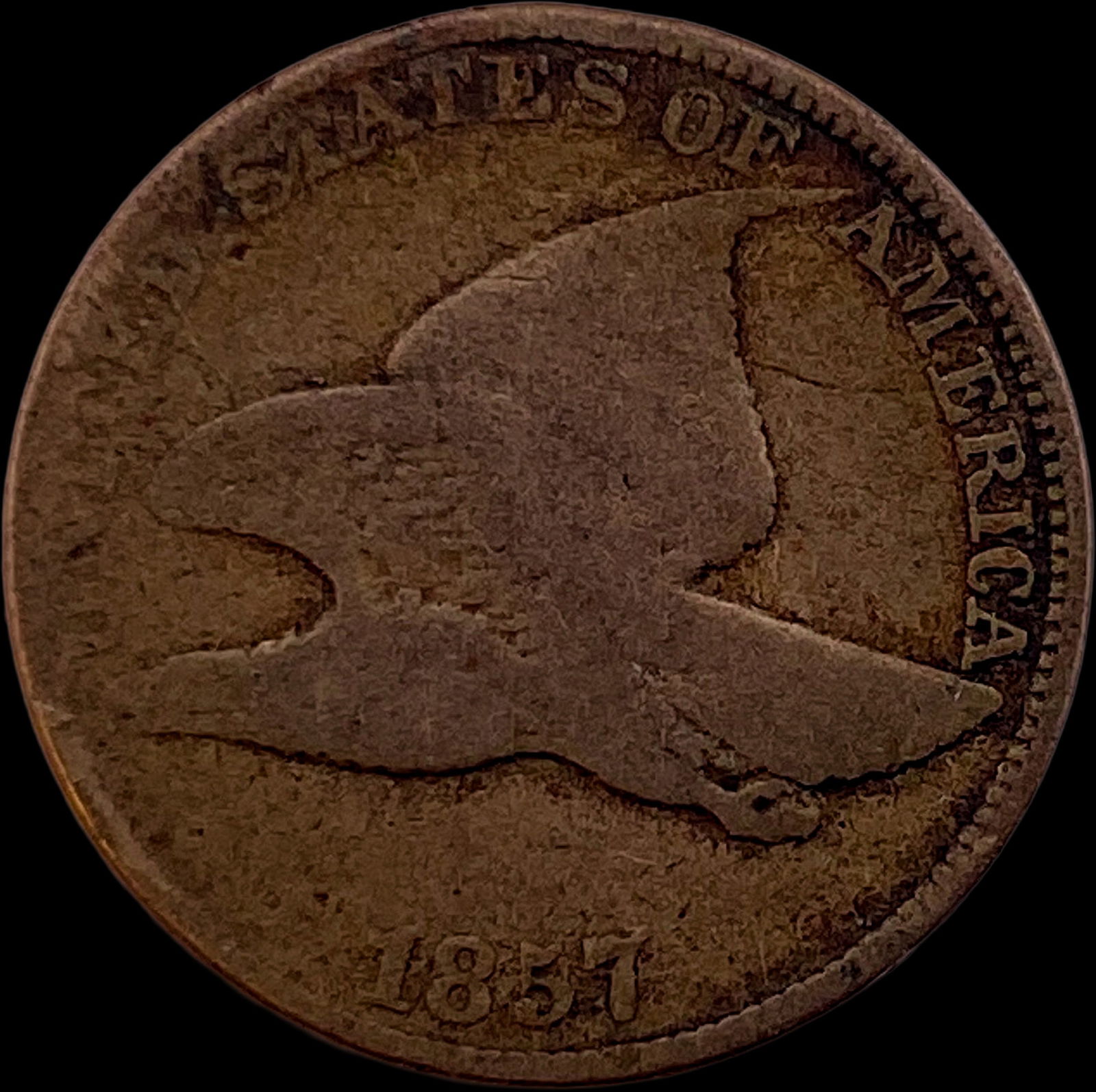 1857 Flying Eagle Cent LIGHTLY CIRCULATED (1 of 2)
