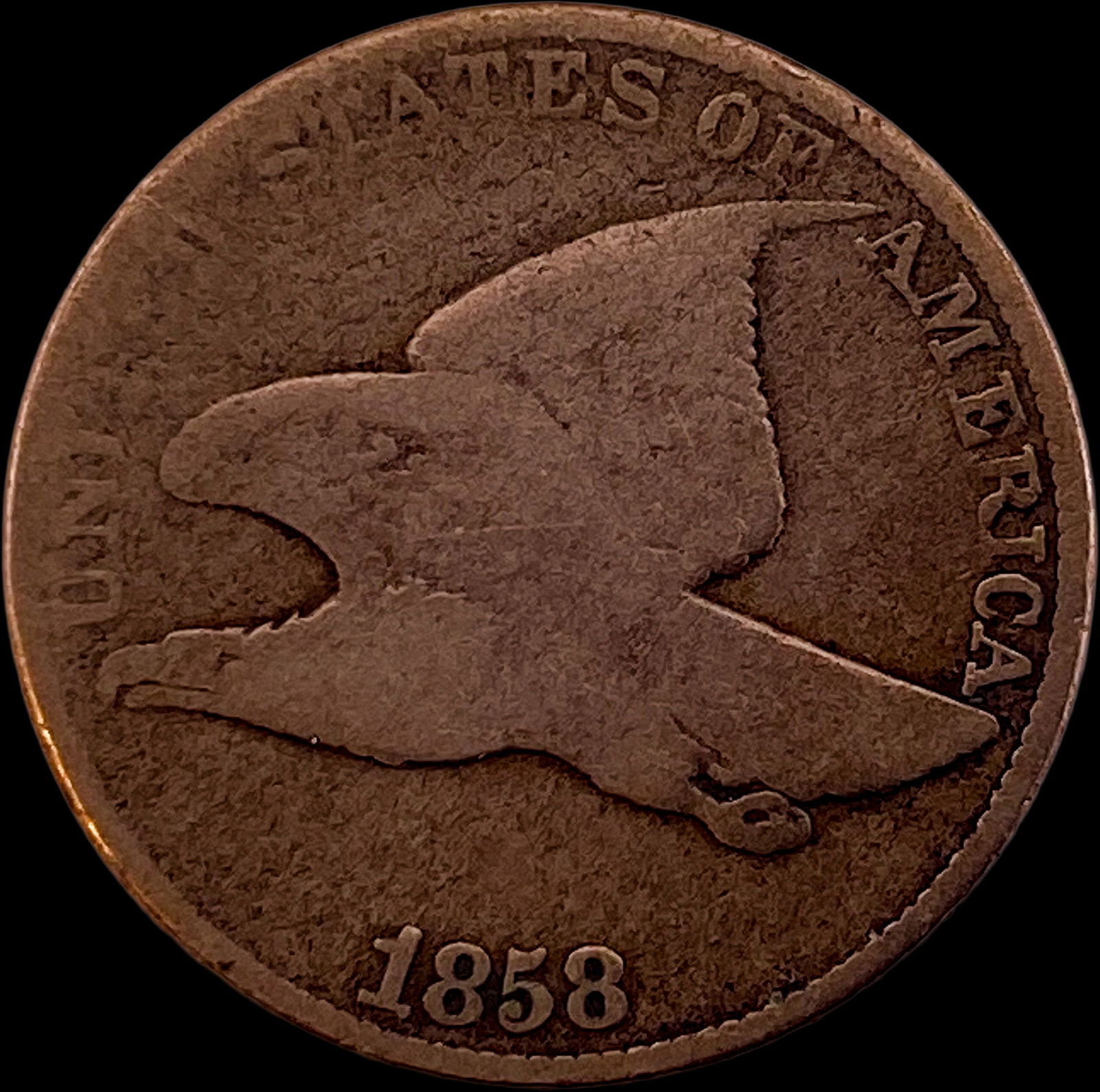 1858 Flying Eagle Cent LIGHTLY CIRCULATED (1 of 2)