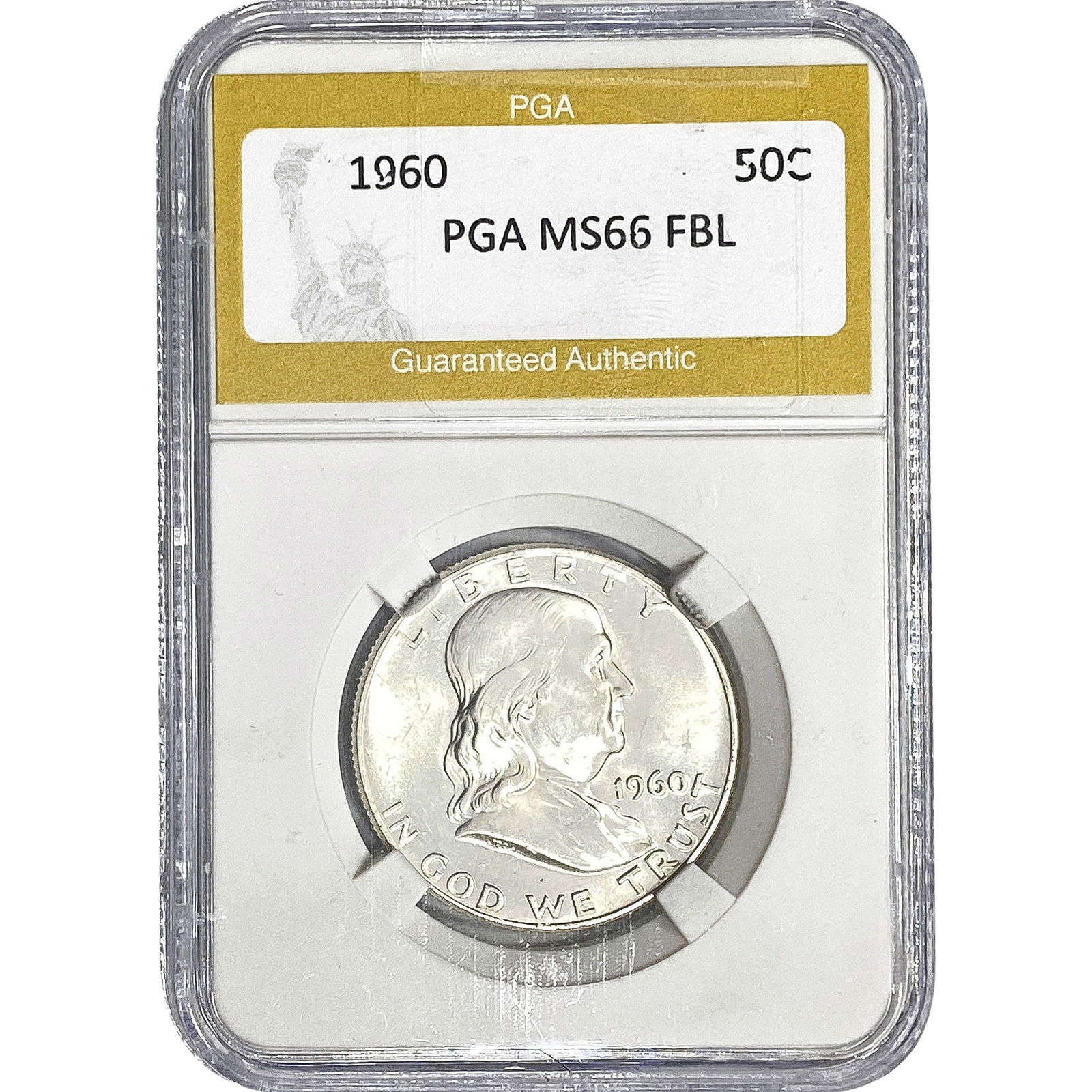1960 Franklin Half Dollar PGA MS66 FBL (1 of 2)