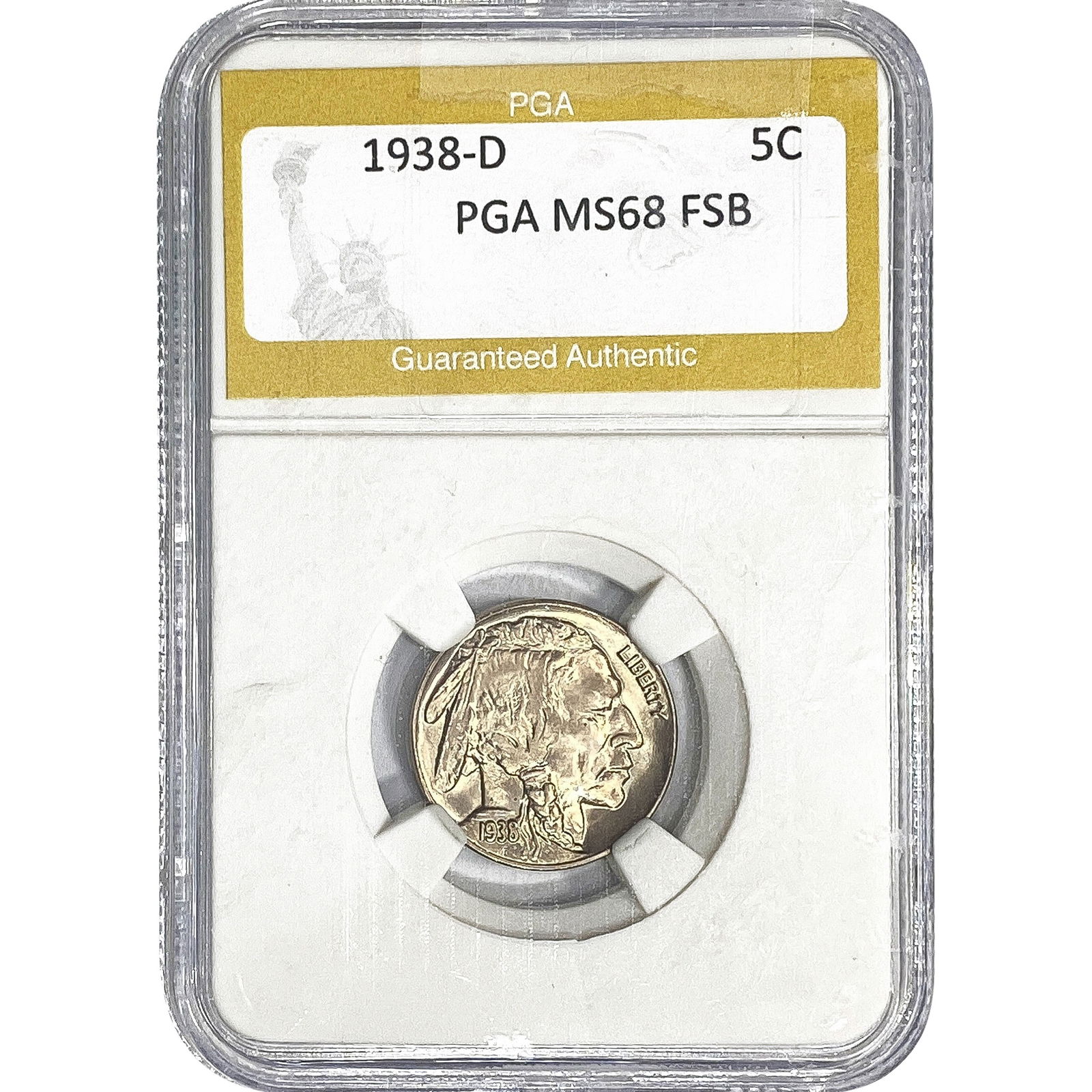 1938-D Buffalo Nickel PGA MS68 (1 of 2)