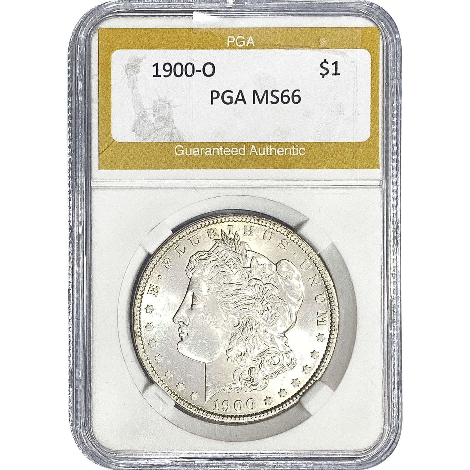 1900-O Morgan Silver Dollar PGA MS66: 1900-O Morgan Silver Dollar PGA MS66