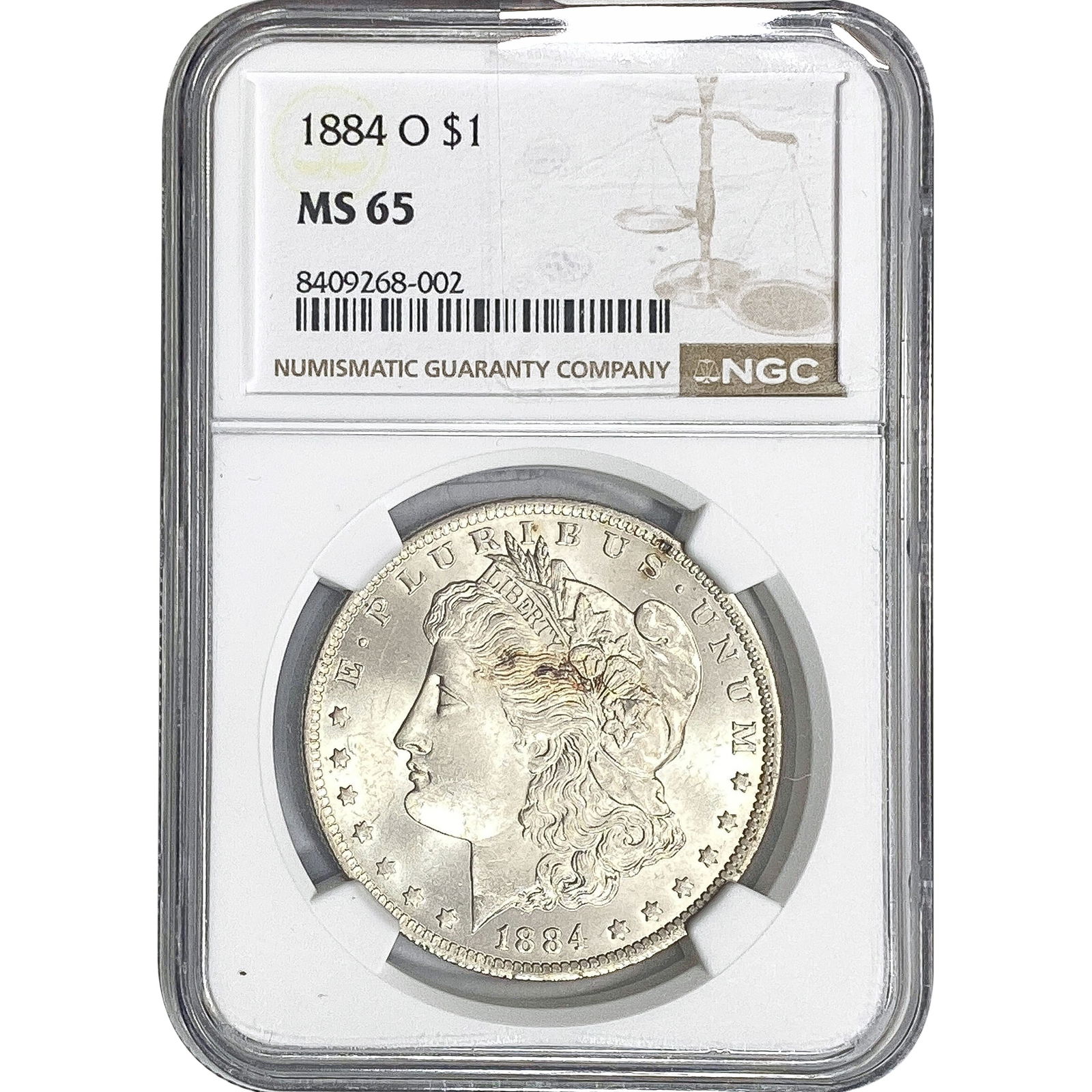 1884-O Morgan Silver Dollar NGC MS65 (1 of 2)