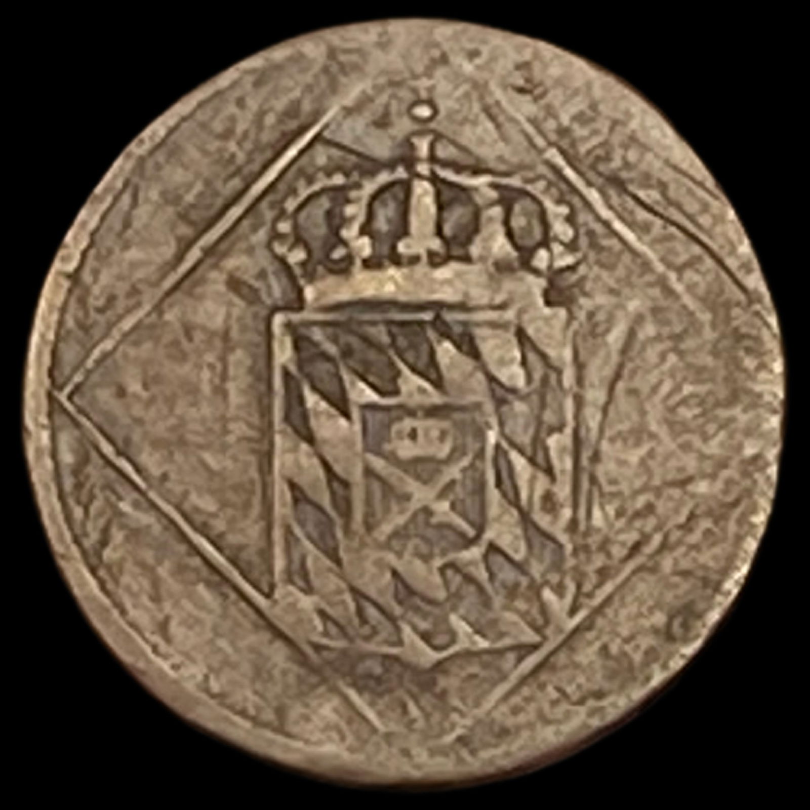 Germany Maximilian IV Joseph Bronze Heller CLOSELY UNCIRCULATED: Germany Maximilian IV Joseph Bronze Heller CLOSELY UNCIRCULATED