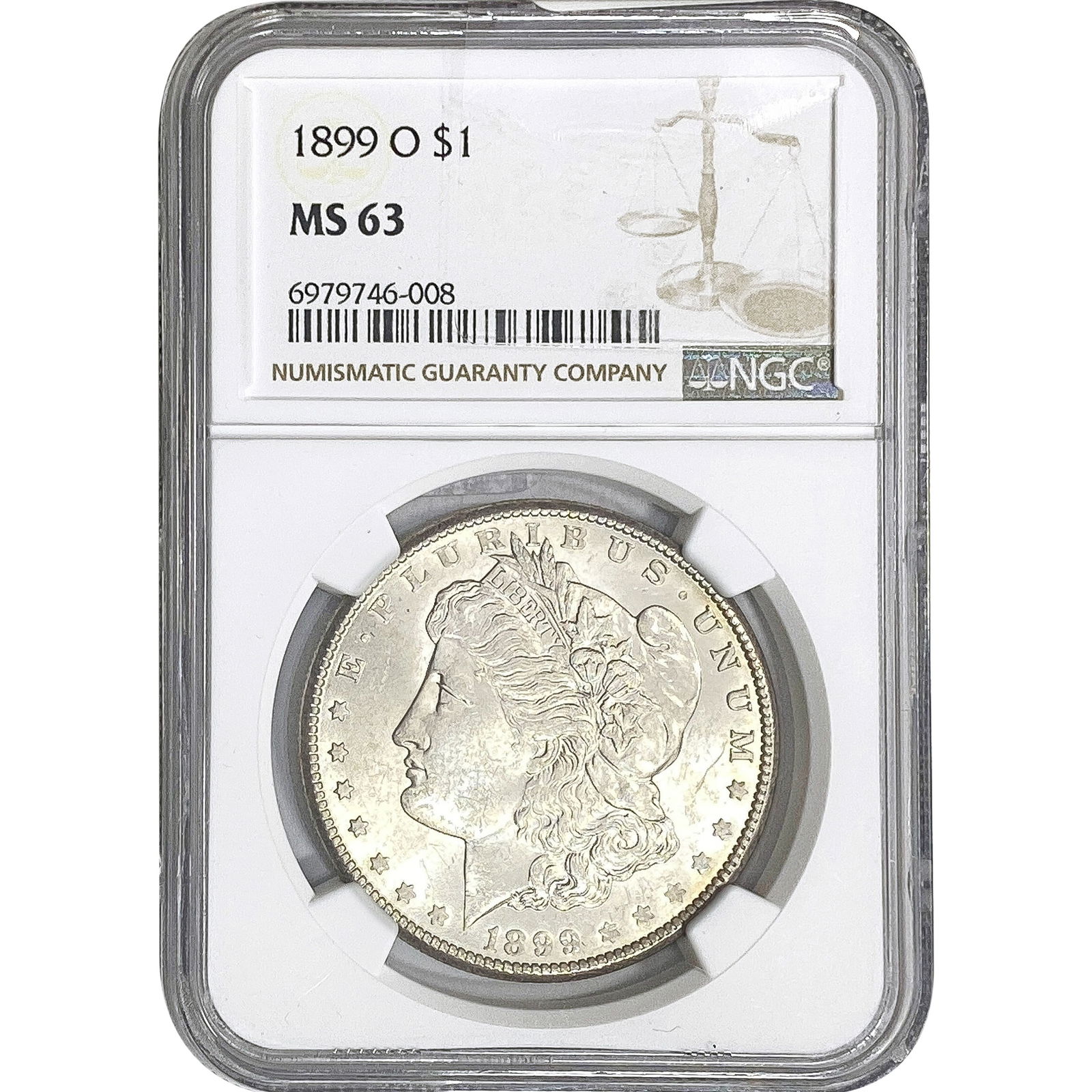 1899-O Morgan Silver Dollar NGC MS63 (1 of 2)