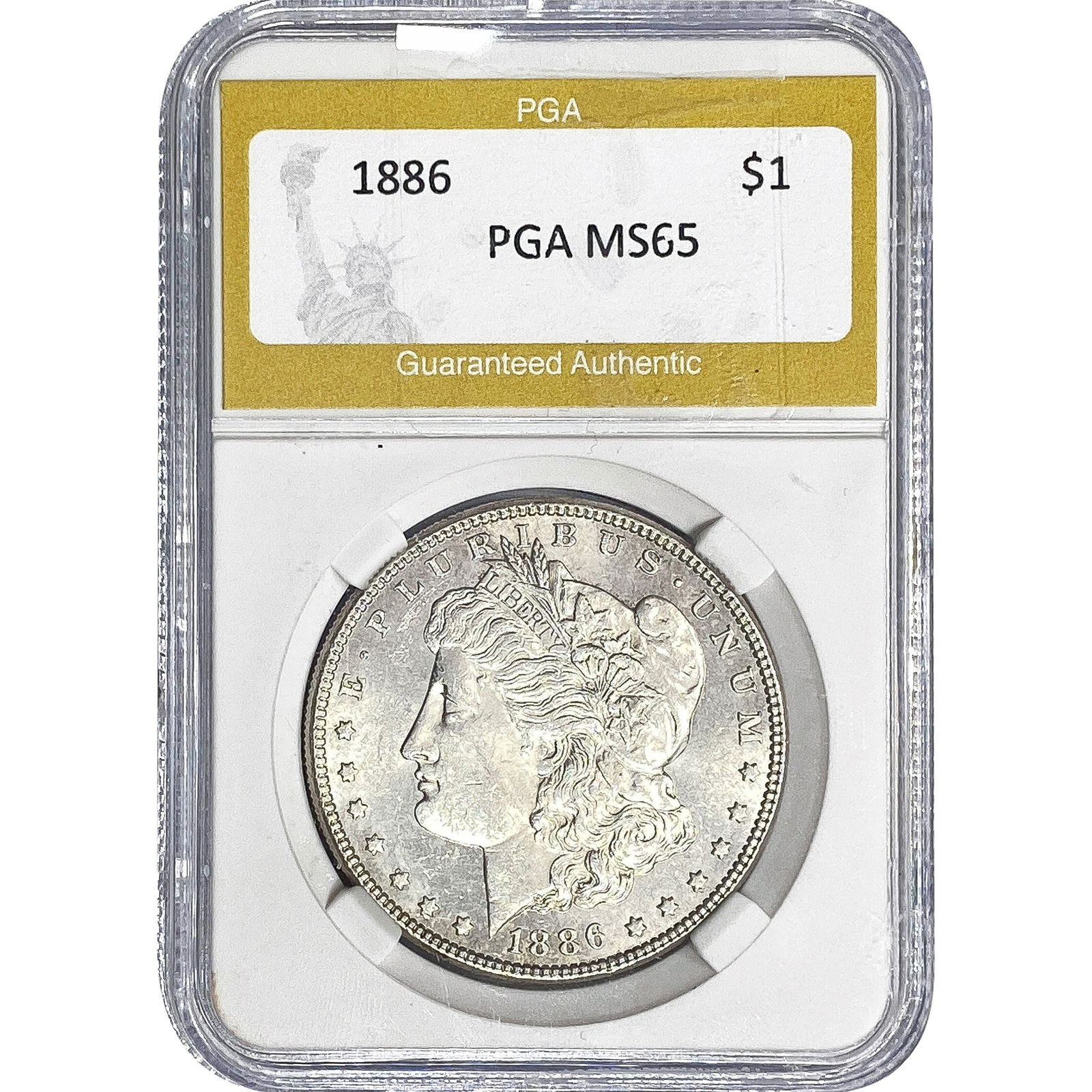 1886 Morgan Silver Dollar PGA MS65 (1 of 2)