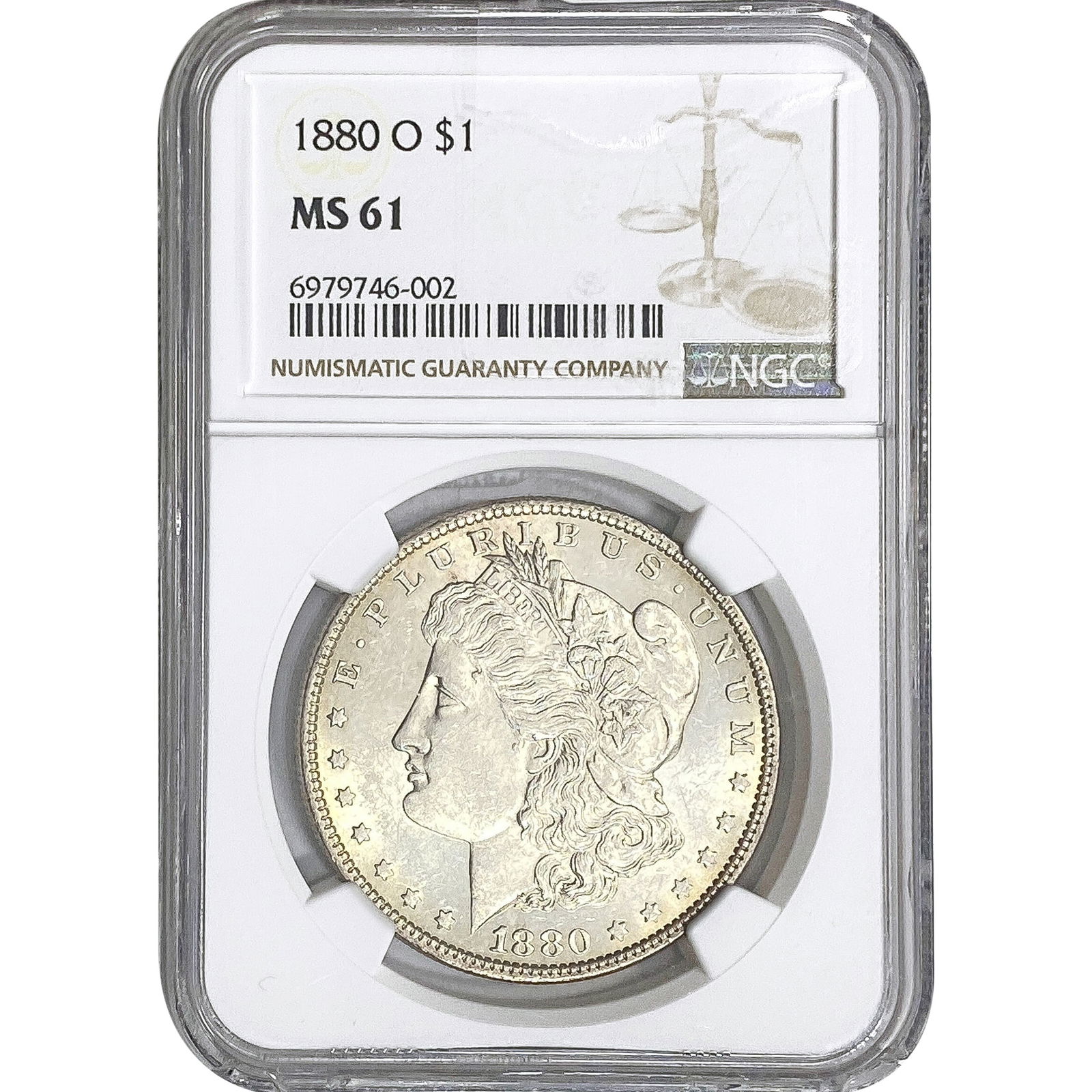 1880-O Morgan Silver Dollar NGC MS84 (1 of 2)