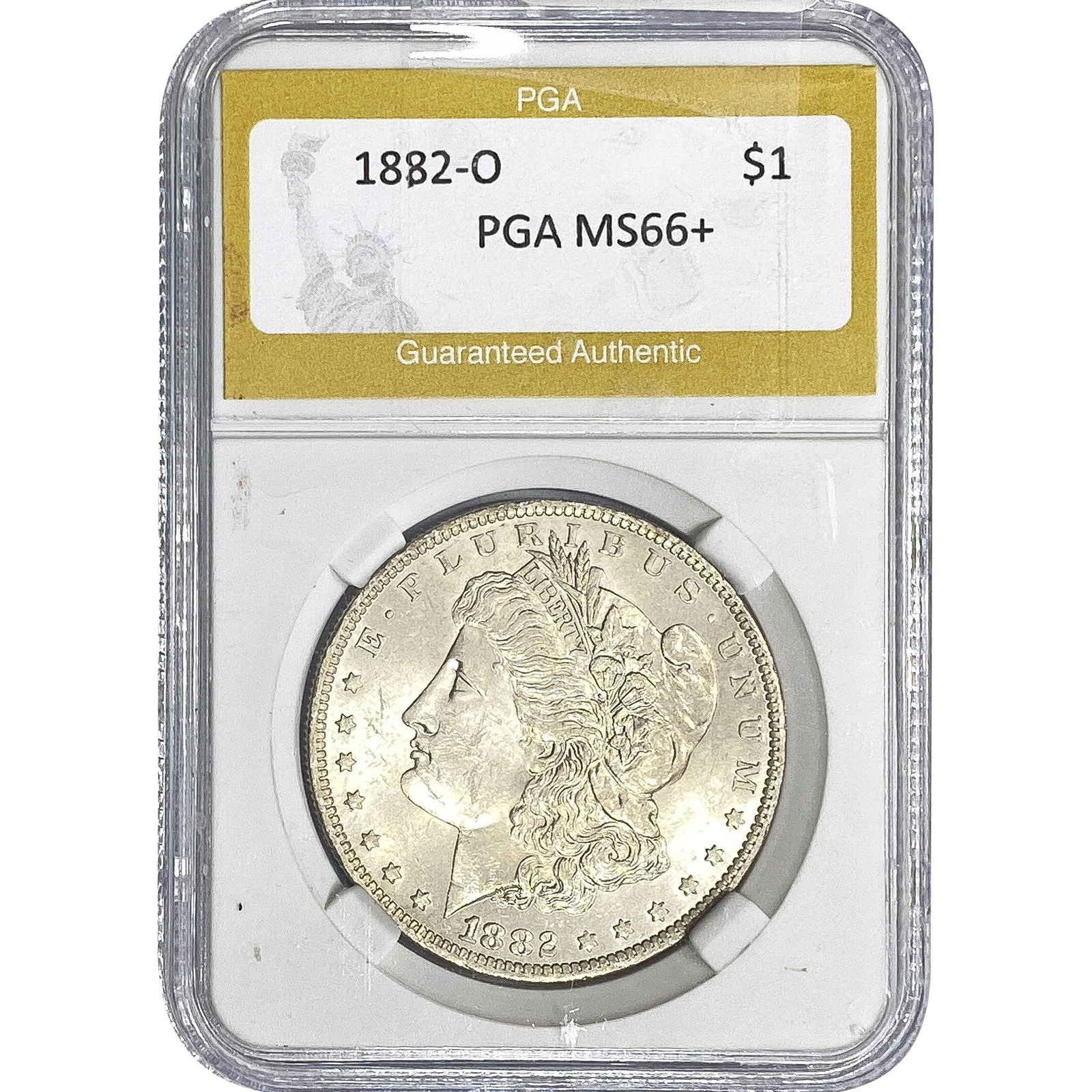 1882-O Morgan Silver Dollar PGA MS66+ (1 of 2)