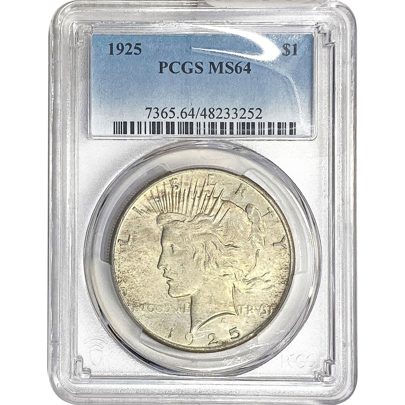 1925 Silver Peace Dollar PCGS MS64 (1 of 2)